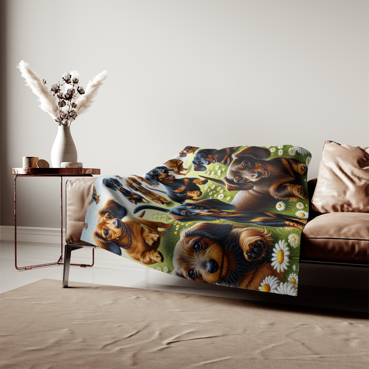 Dachshund Sweatshirt Blanket