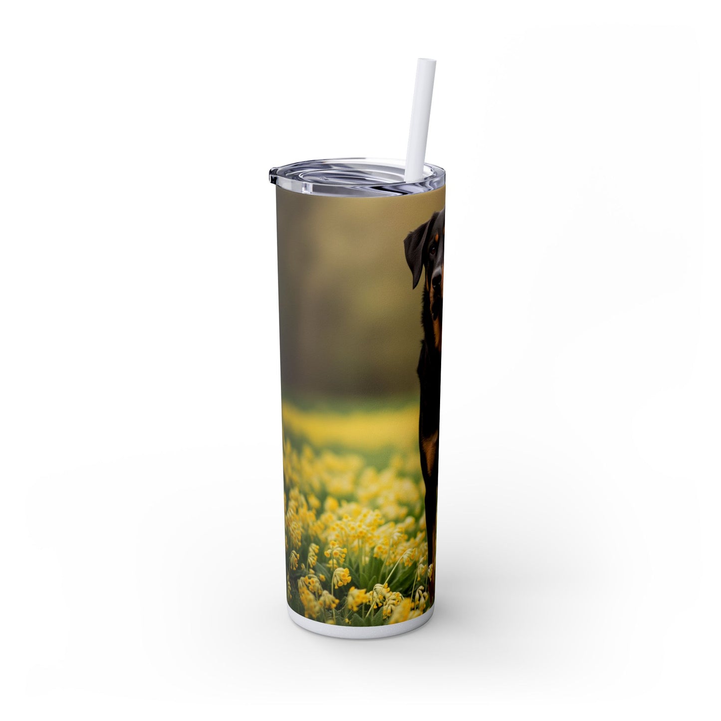 Beauceron Tumbler with Straw, 20oz