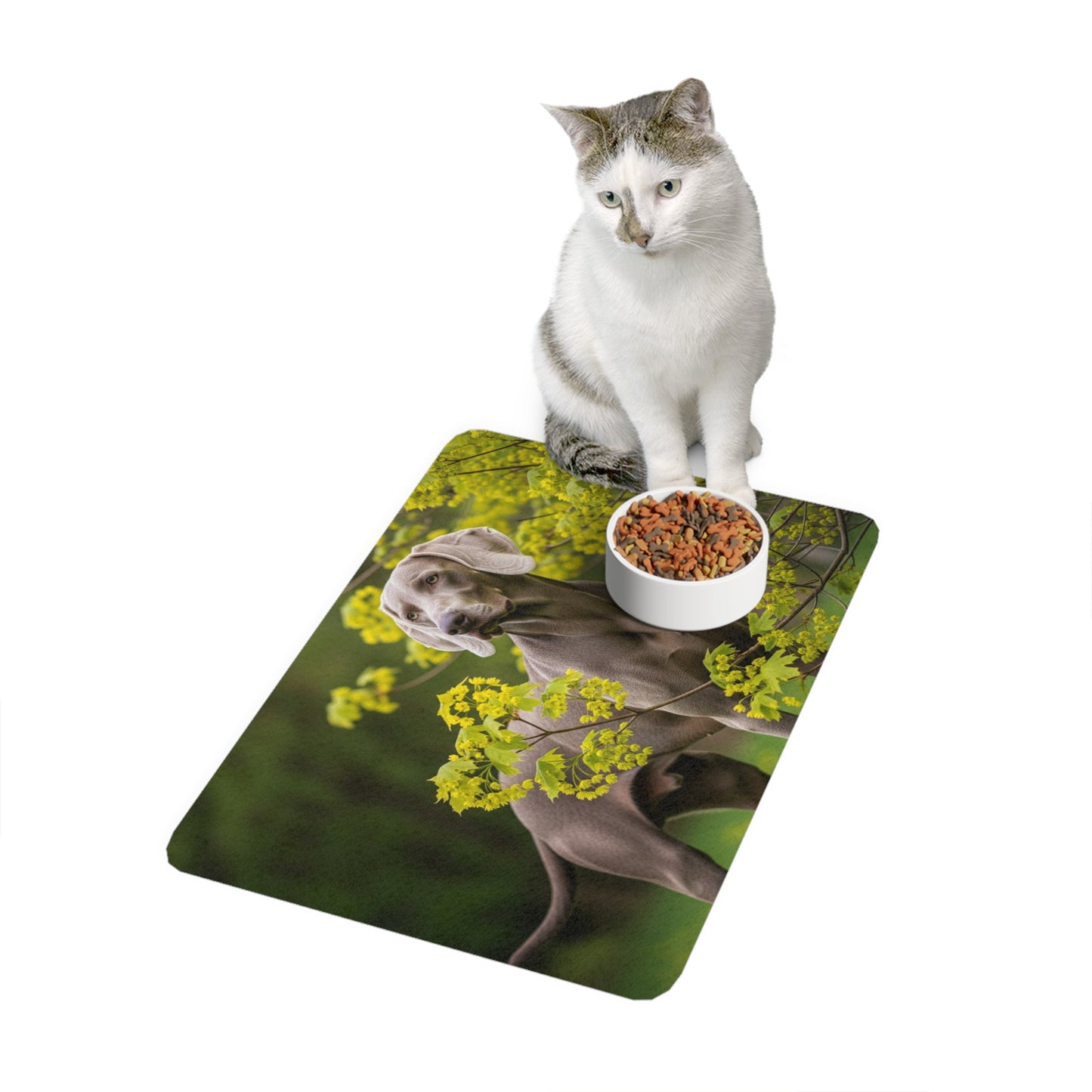 Pet Food Mat (12x18) - Weimaraner
