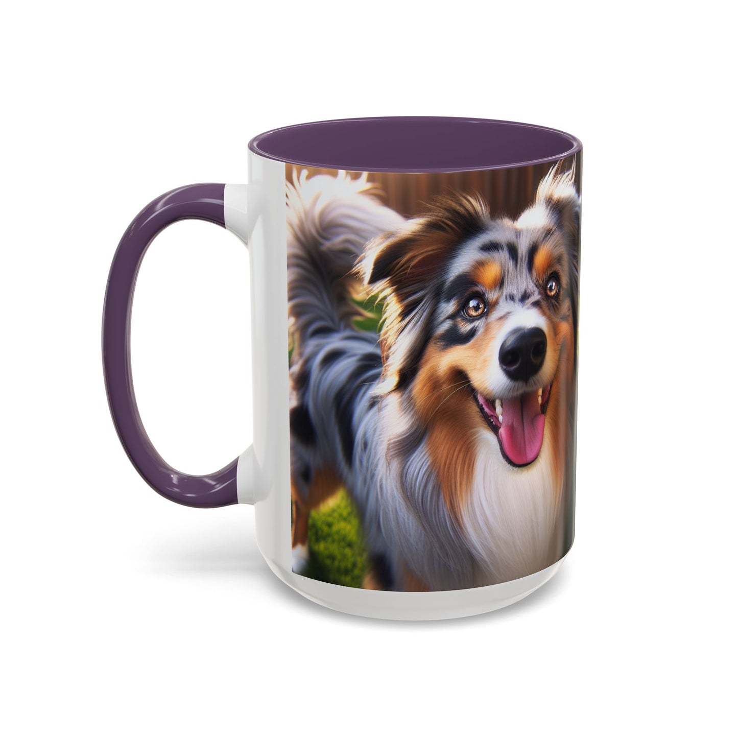 Australian Shepherd Accent Coffee Mug - Perfect Gift for Dog Lovers