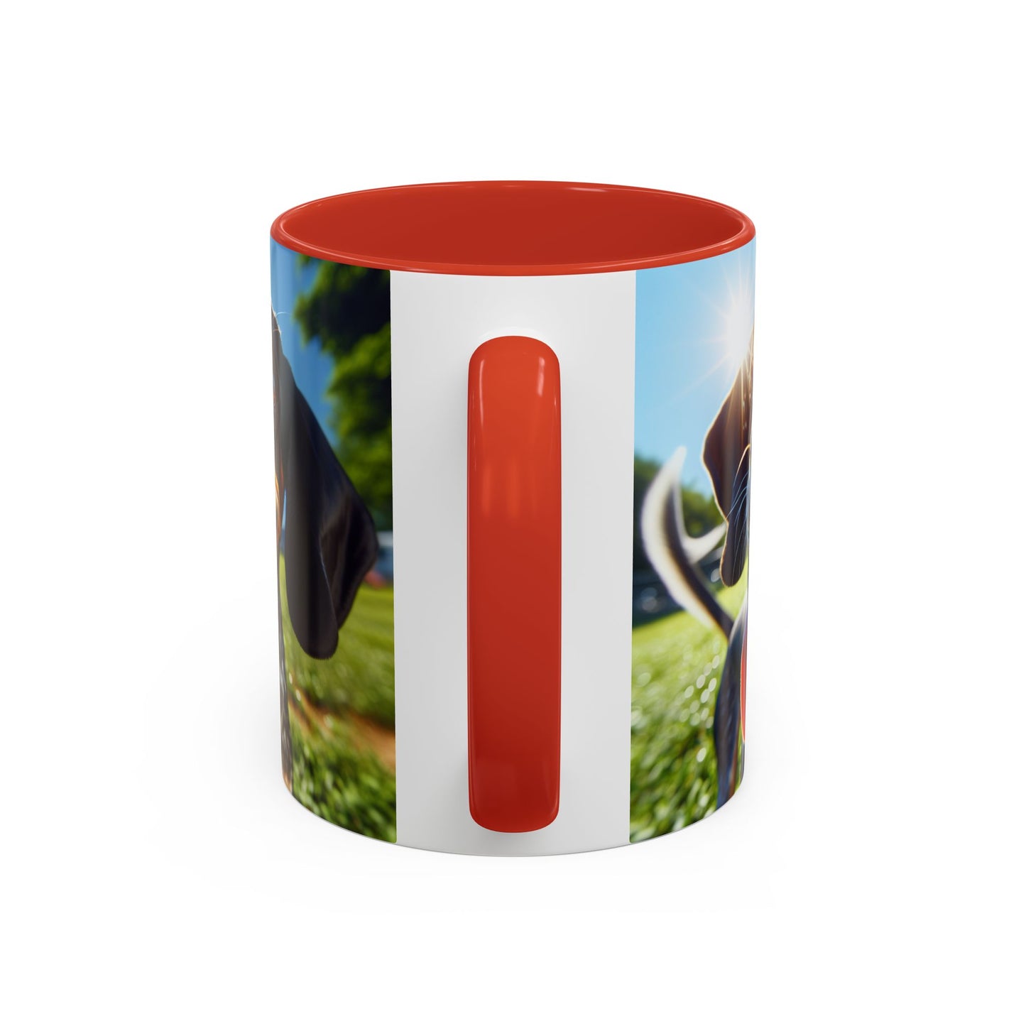 Bluetick Coonhound Accent Coffee Mug - Perfect Gift for Dog Lovers