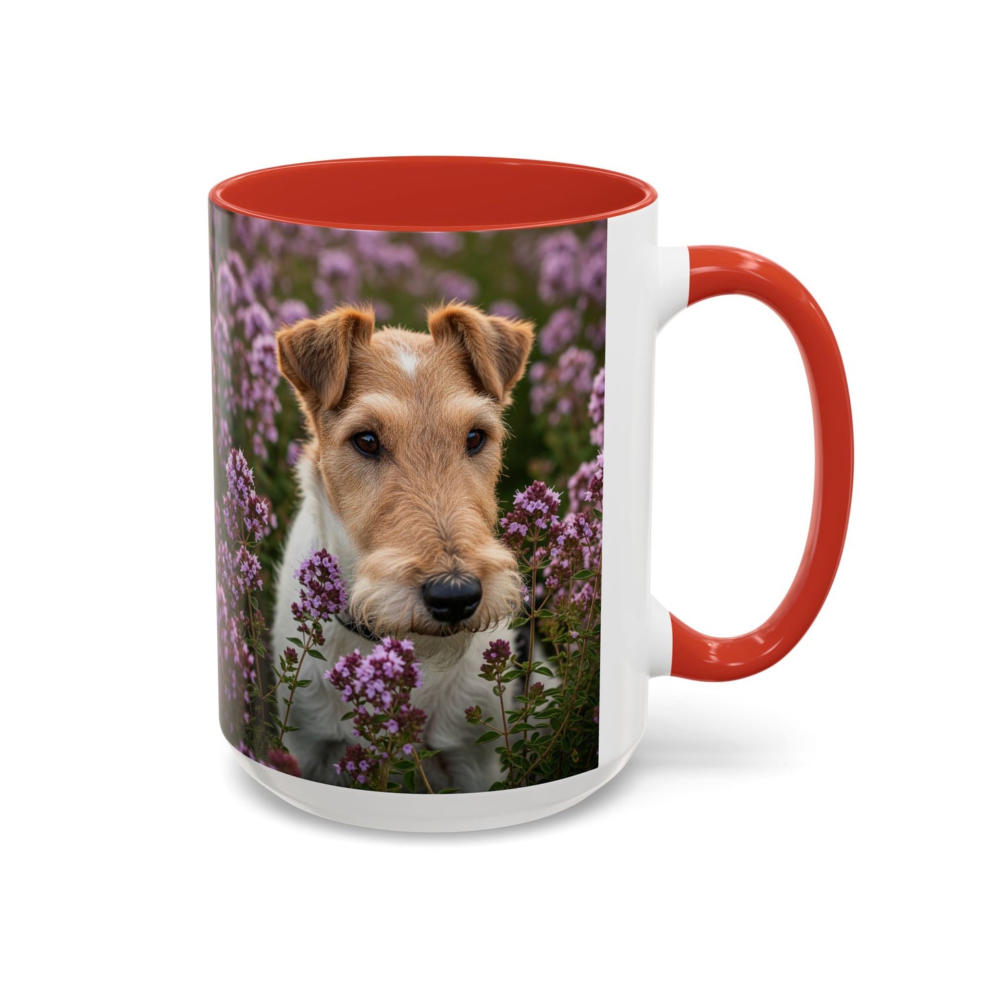 Fox Terrier Accent Coffee Mug - Perfect Gift for Dog Lovers