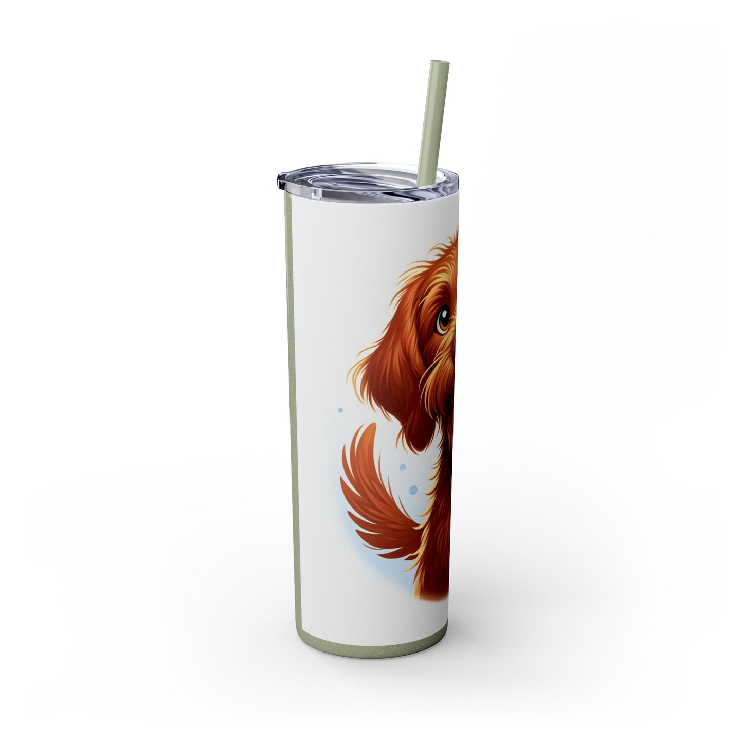 Hungarian Wirehaired Vizsla Tumbler with Straw, 20oz