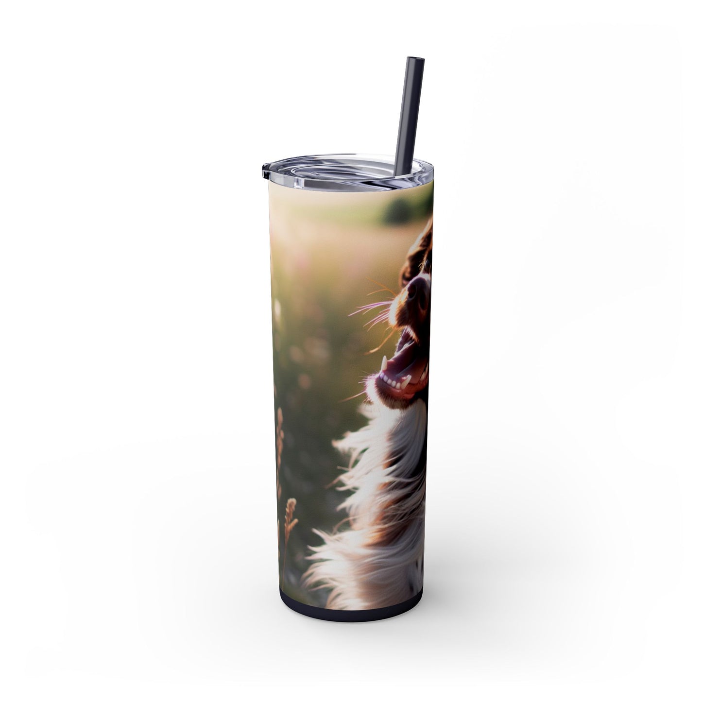 Small Munsterlander Tumbler with Straw, 20oz