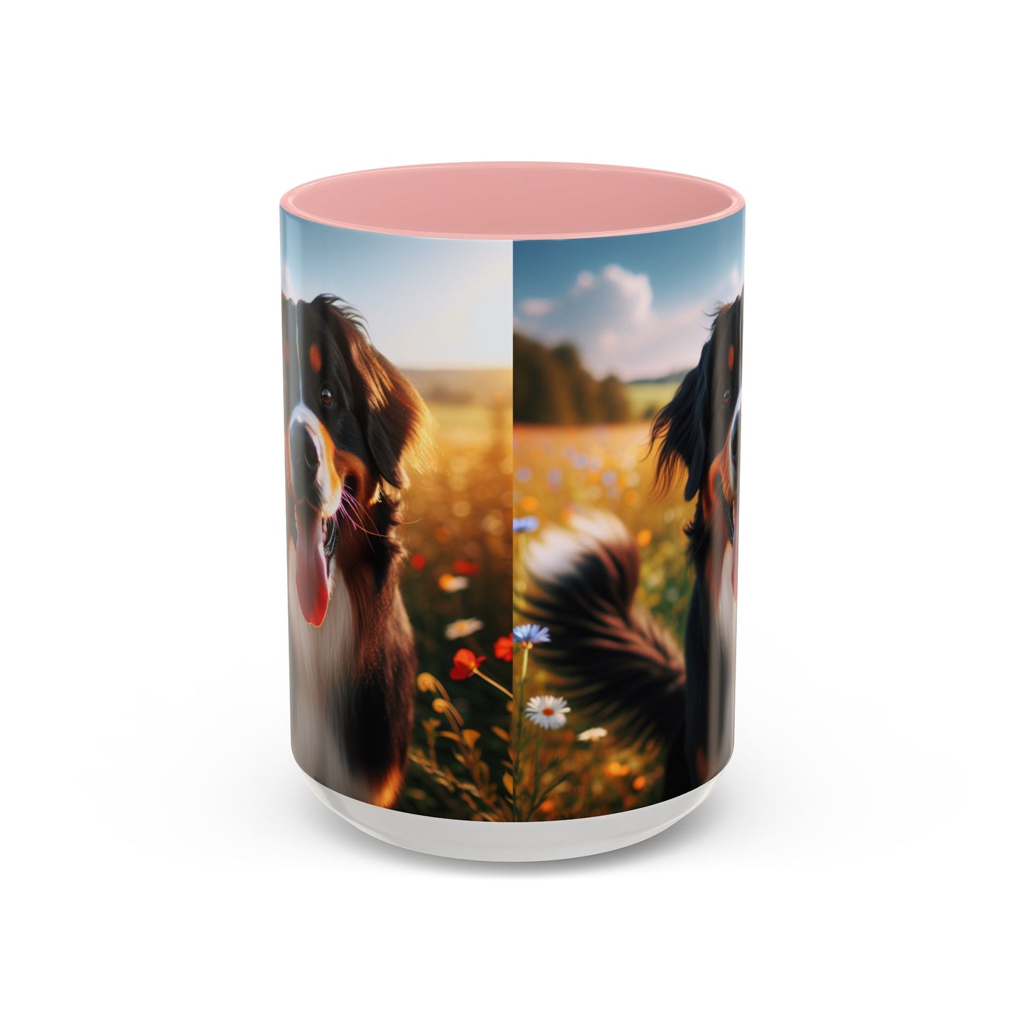 Bernese Mountain Dog Accent Coffee Mug - Perfect Gift for Dog Lovers