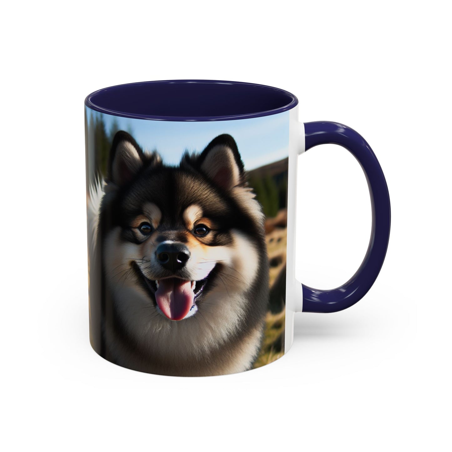 Norwegian Buhund Accent Coffee Mug - Perfect Gift for Dog Lovers