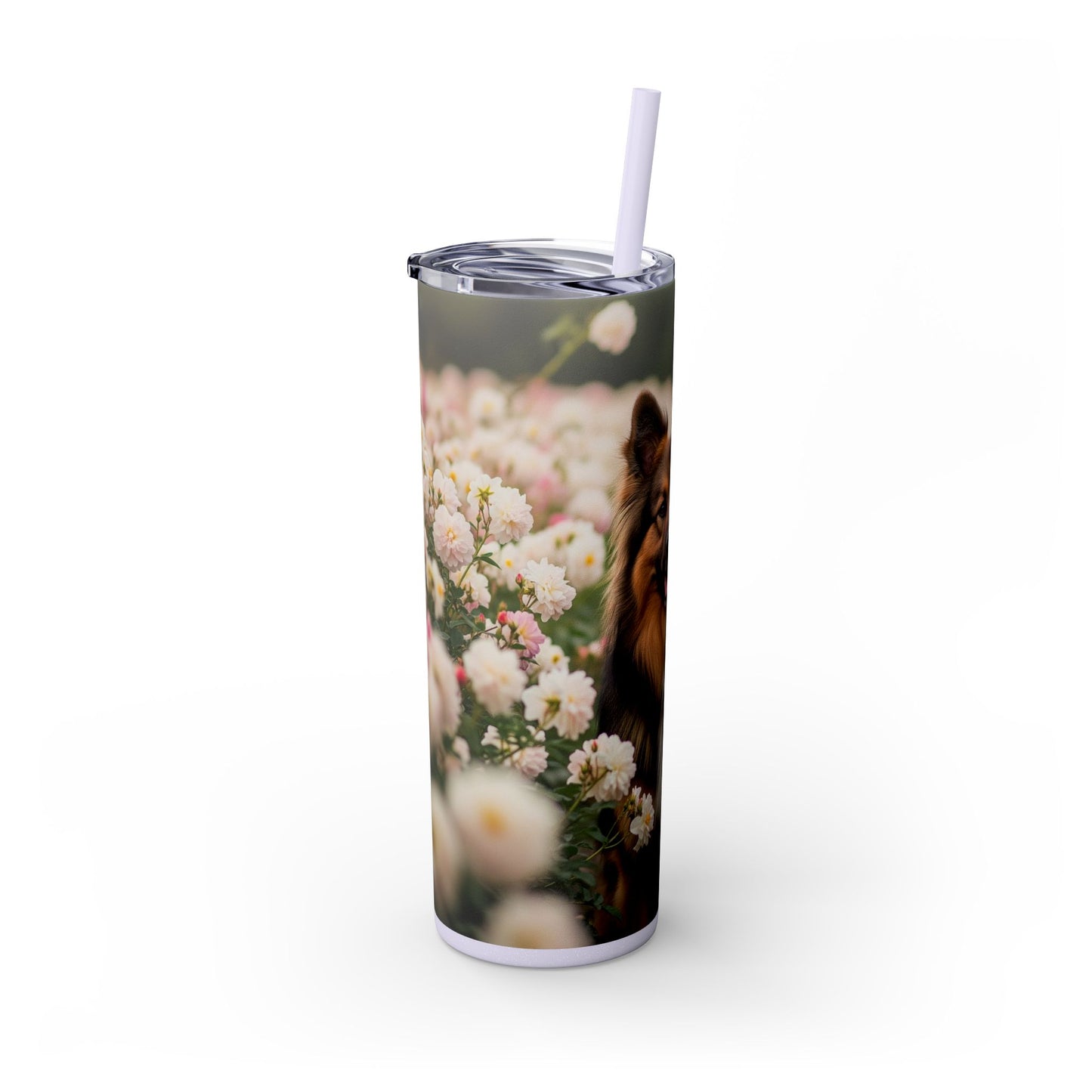 Bohemian Shepherd Tumbler with Straw, 20oz
