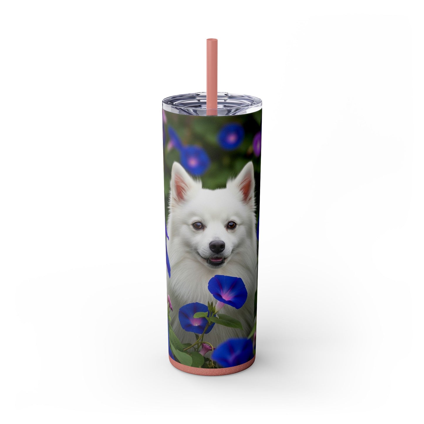 Japanese Spitz Tumbler with Straw, 20oz