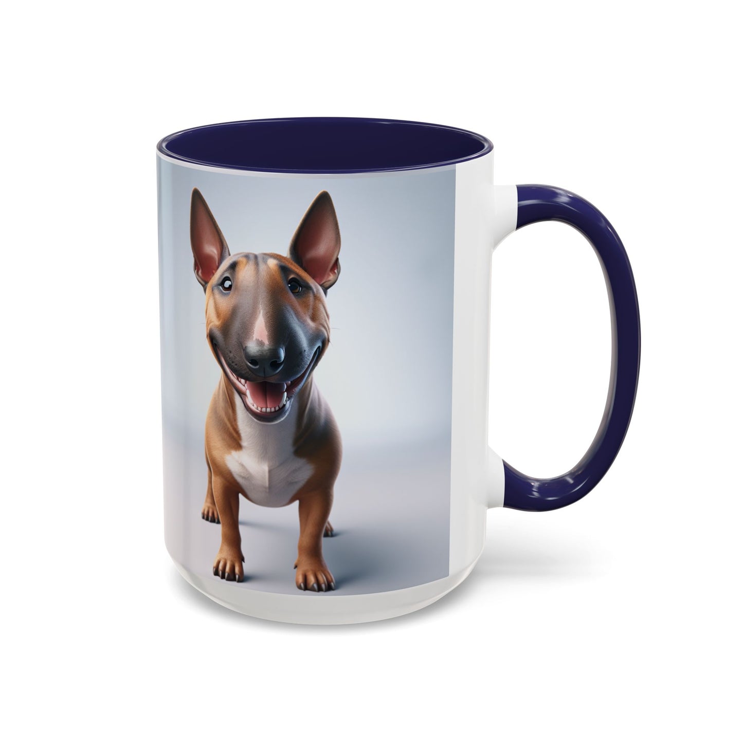 Miniature Bull Terrier Accent Coffee Mug - Perfect Gift for Dog Lovers