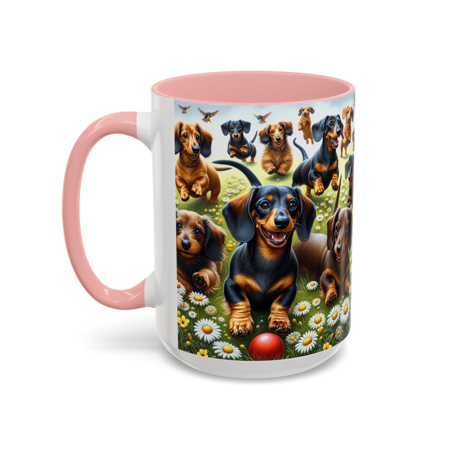 Dachshund Accent Coffee Mug - Perfect Gift for Dog Lovers