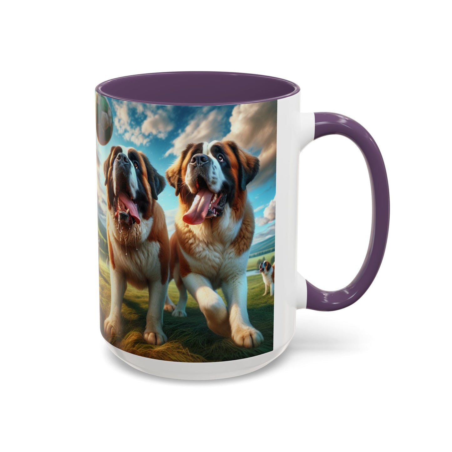 Saint Bernard Accent Coffee Mug - Perfect Gift for Dog Lovers