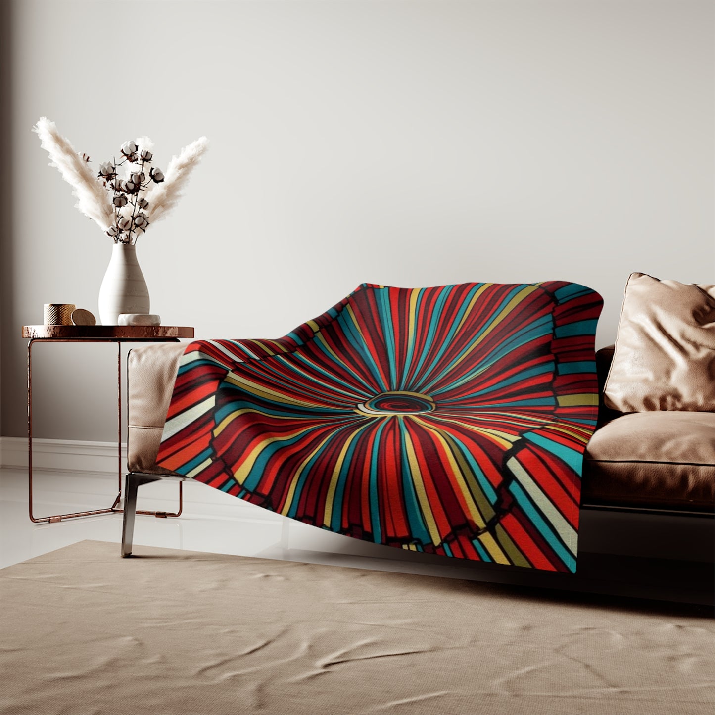 Optical Illusion Sweatshirt Blanket