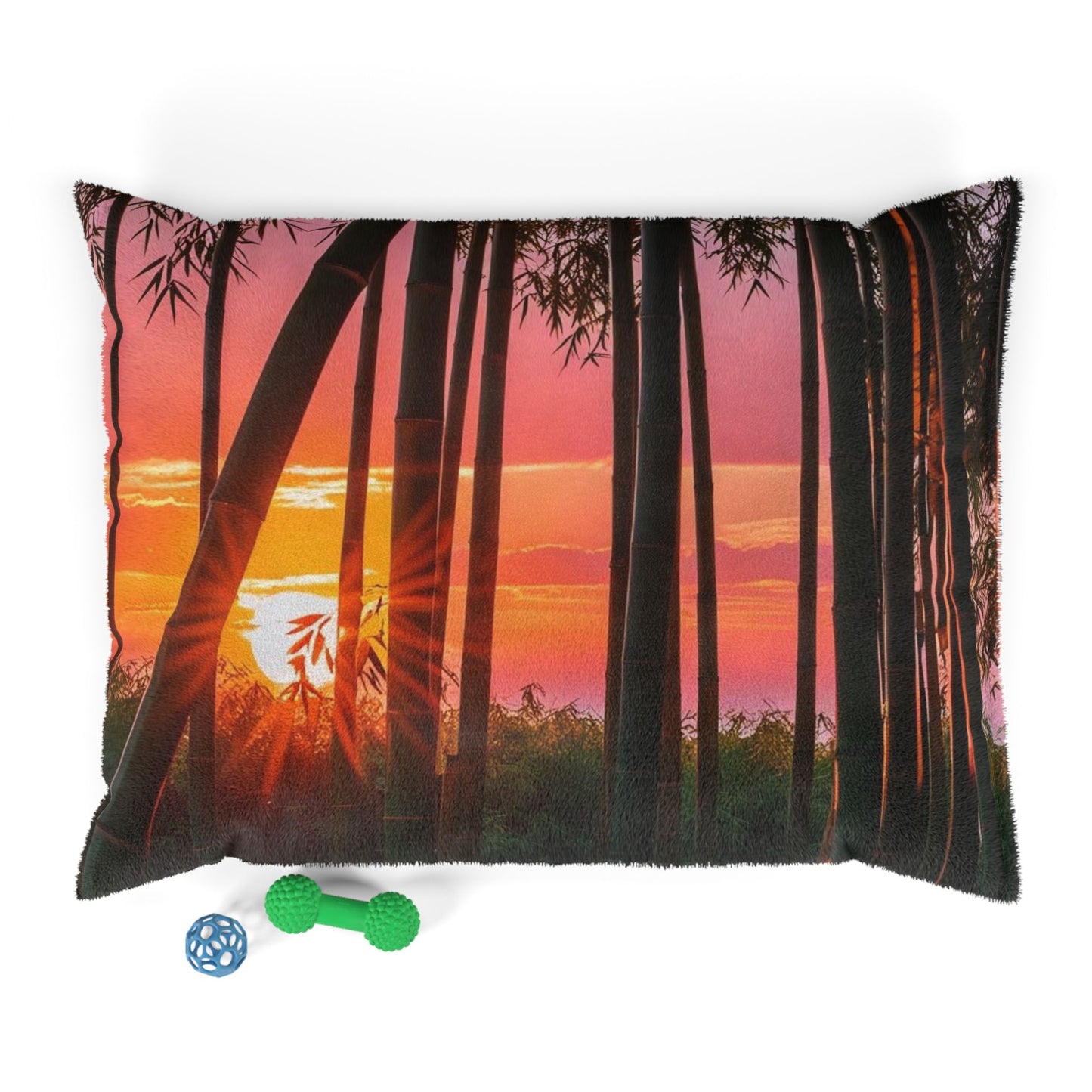 Bamboo Forest Sunrise Pet Bed