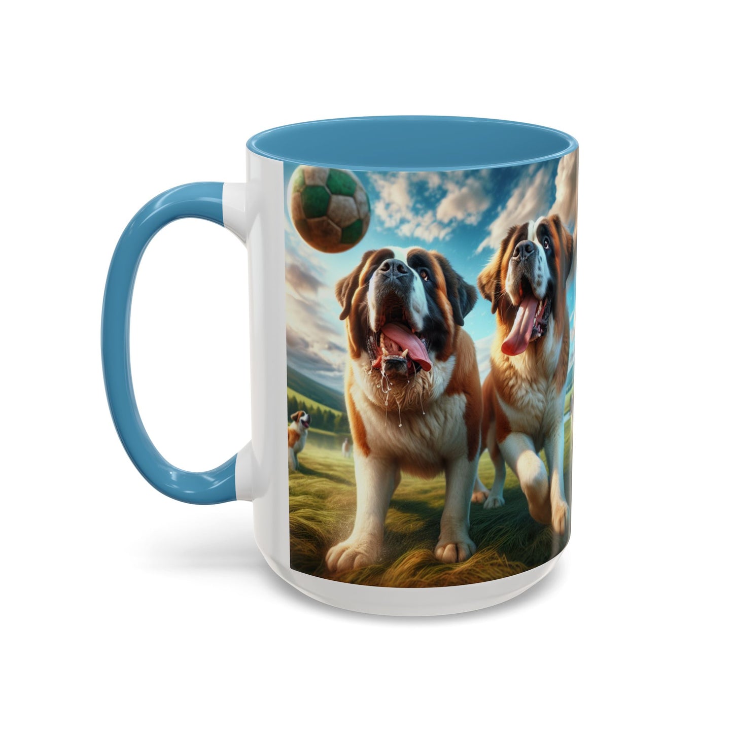 Saint Bernard Accent Coffee Mug - Perfect Gift for Dog Lovers