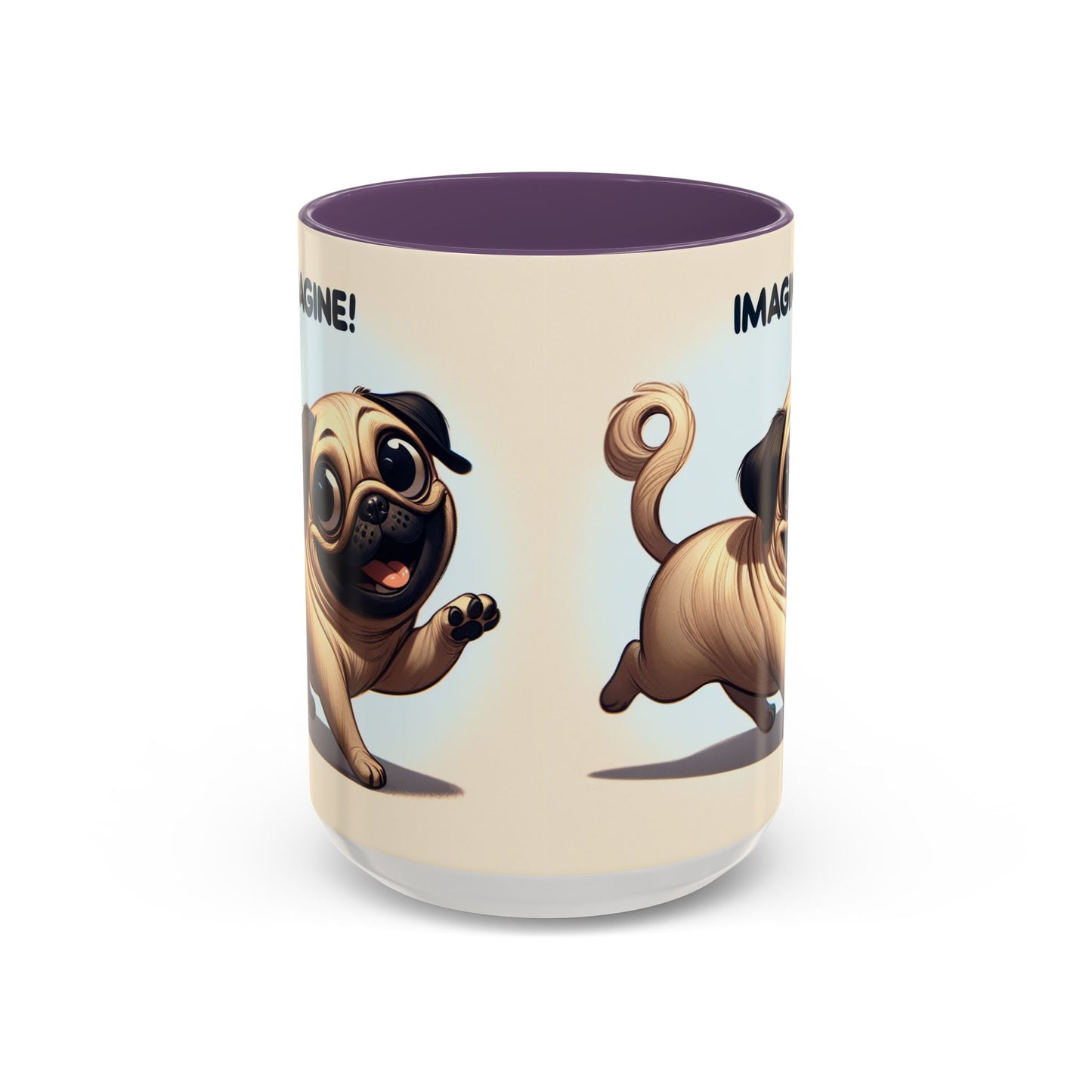 Pug Accent Coffee Mug - Perfect Gift for Dog Lovers