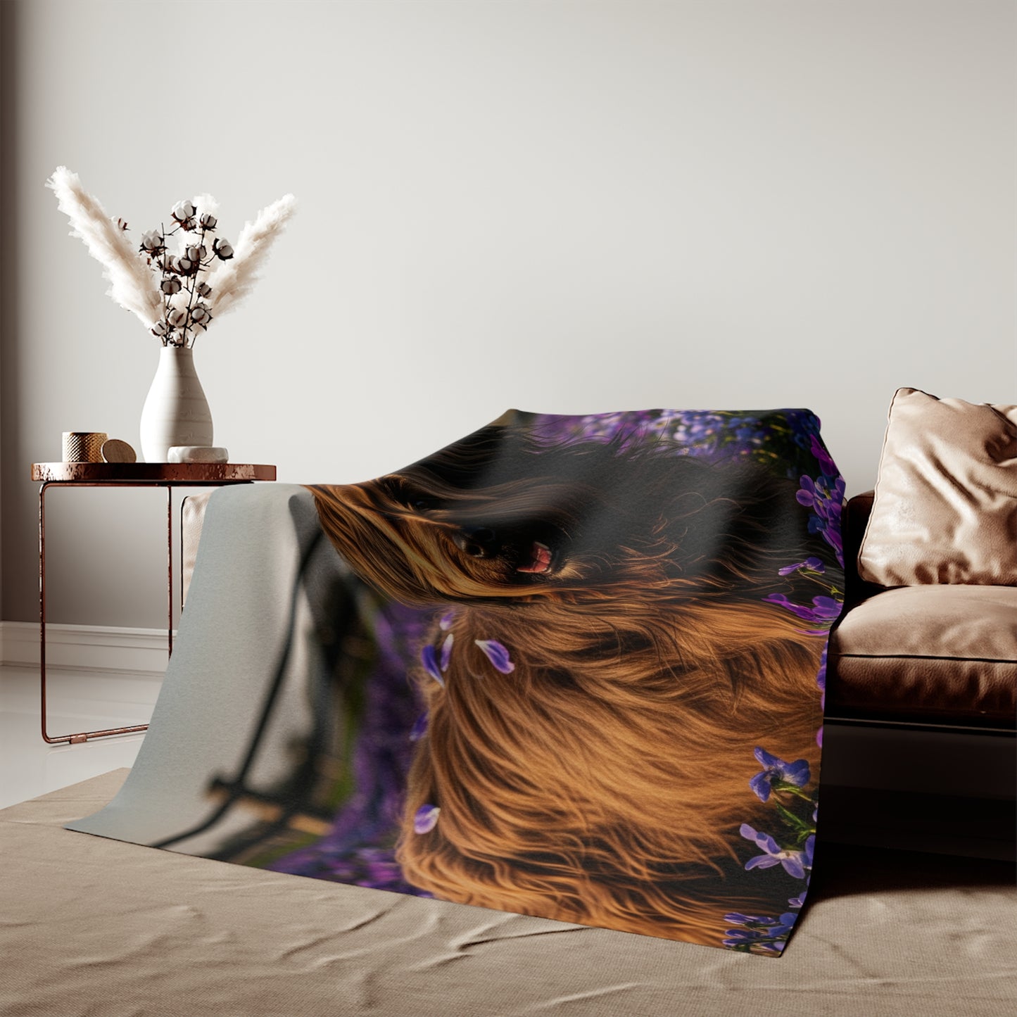 Briard Sweatshirt Blanket