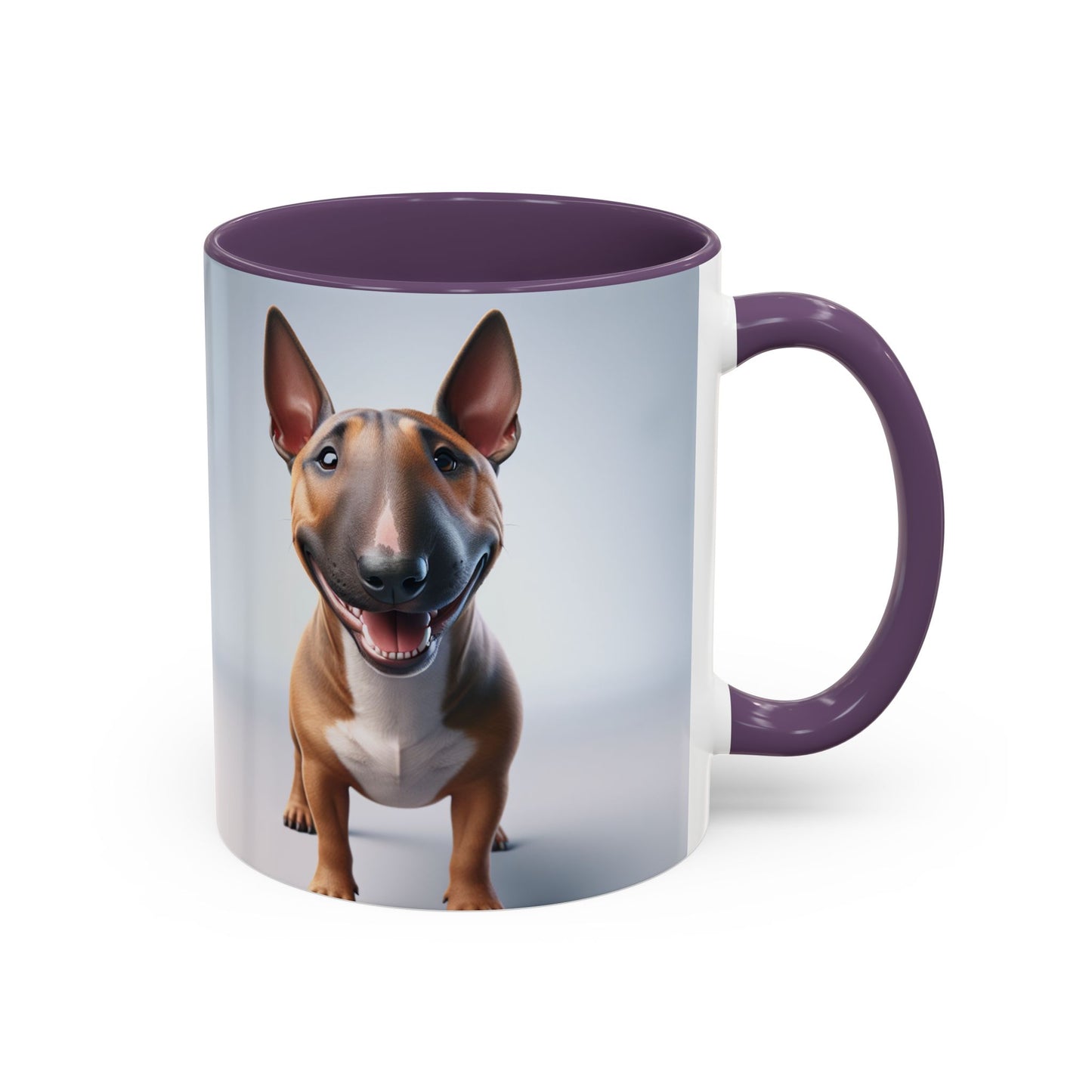 Miniature Bull Terrier Accent Coffee Mug - Perfect Gift for Dog Lovers