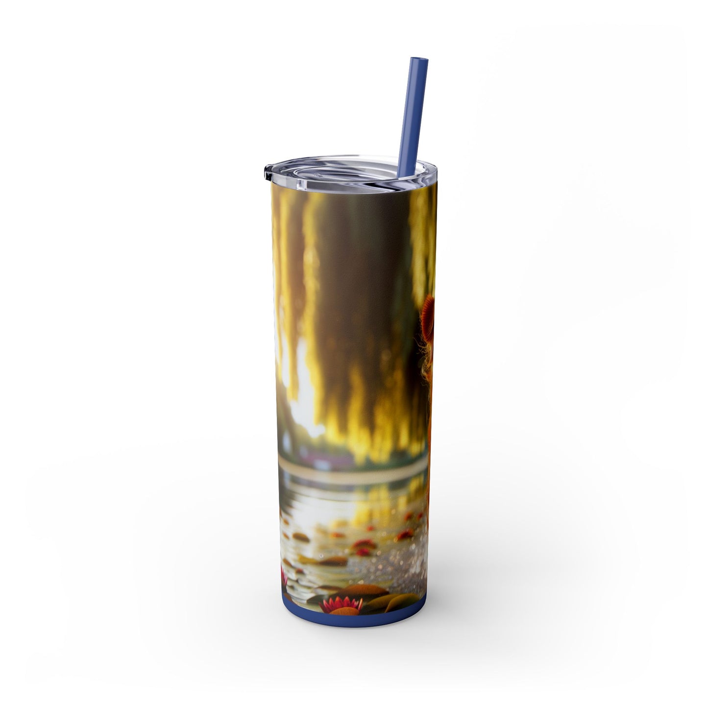 Nova Scotia Duck Trolling Retriever Skinny Tumbler with Straw, 20oz