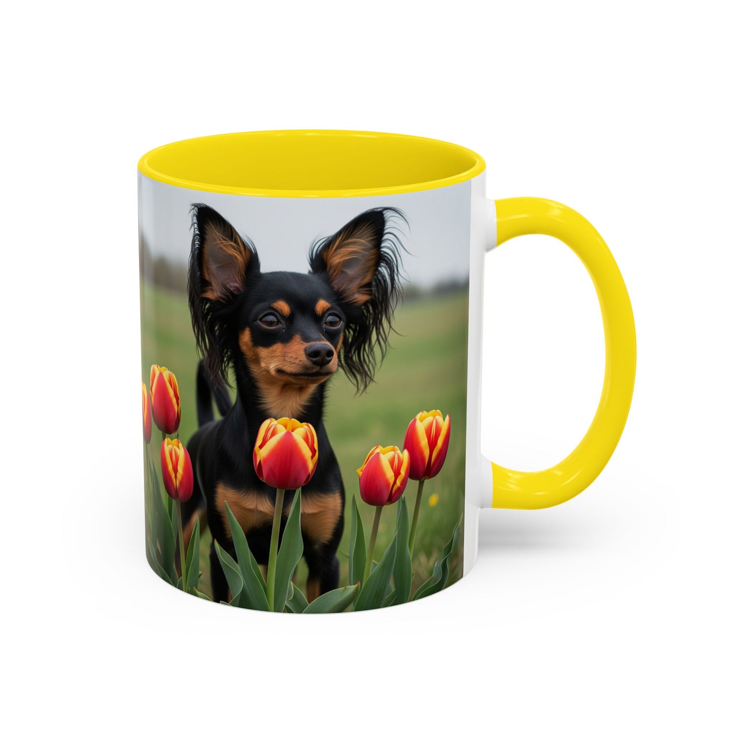 Russian Toy Dog Accent Coffee Mug - Perfect Gift for Dog Lovers