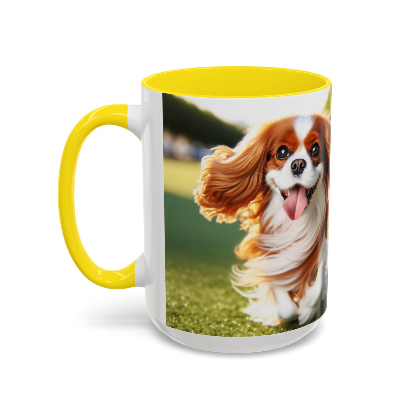 Cavalier King Charles Spaniel Accent Coffee Mug - Perfect Gift for Dog Lovers
