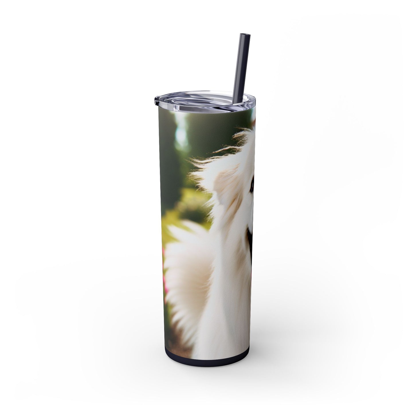 Slovensky Cuvac Tumbler with Straw, 20oz