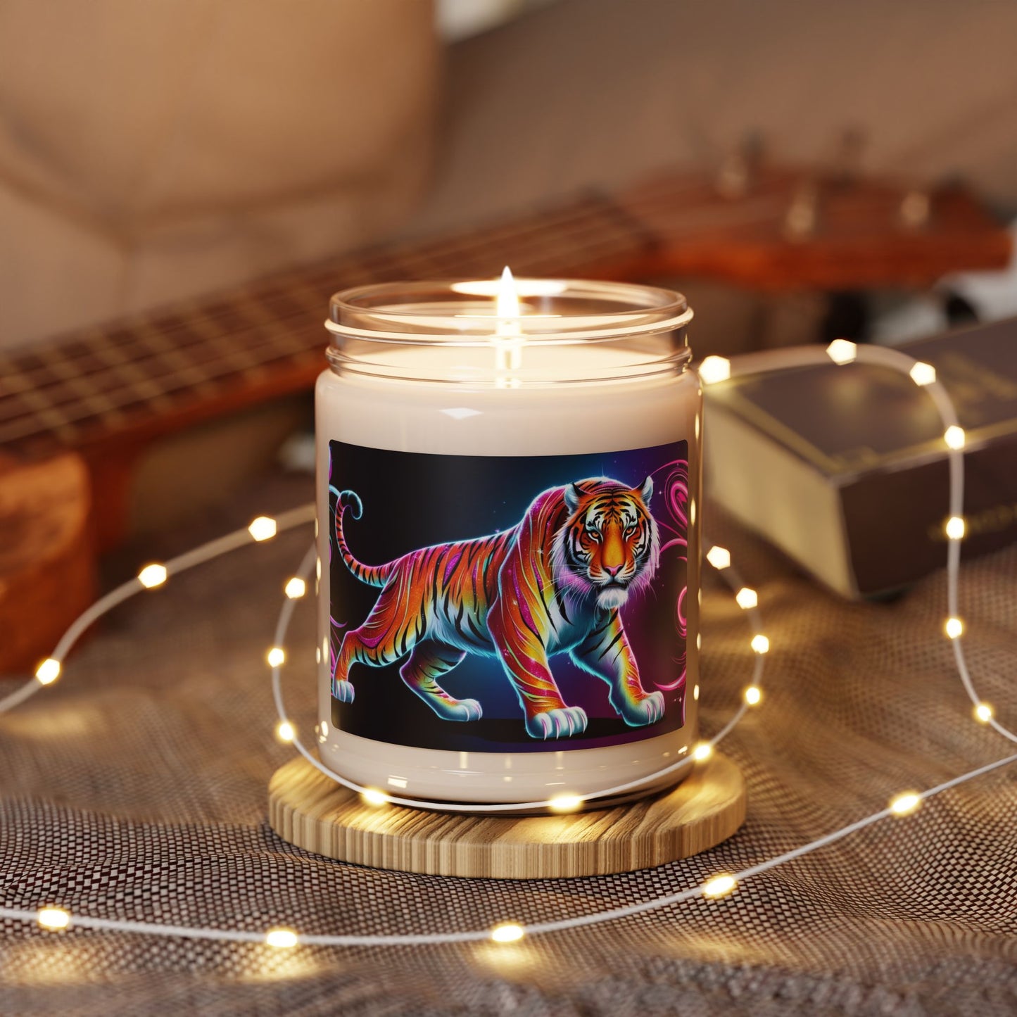 Psychedelic Tiger- Scented Soy Candle, 9oz