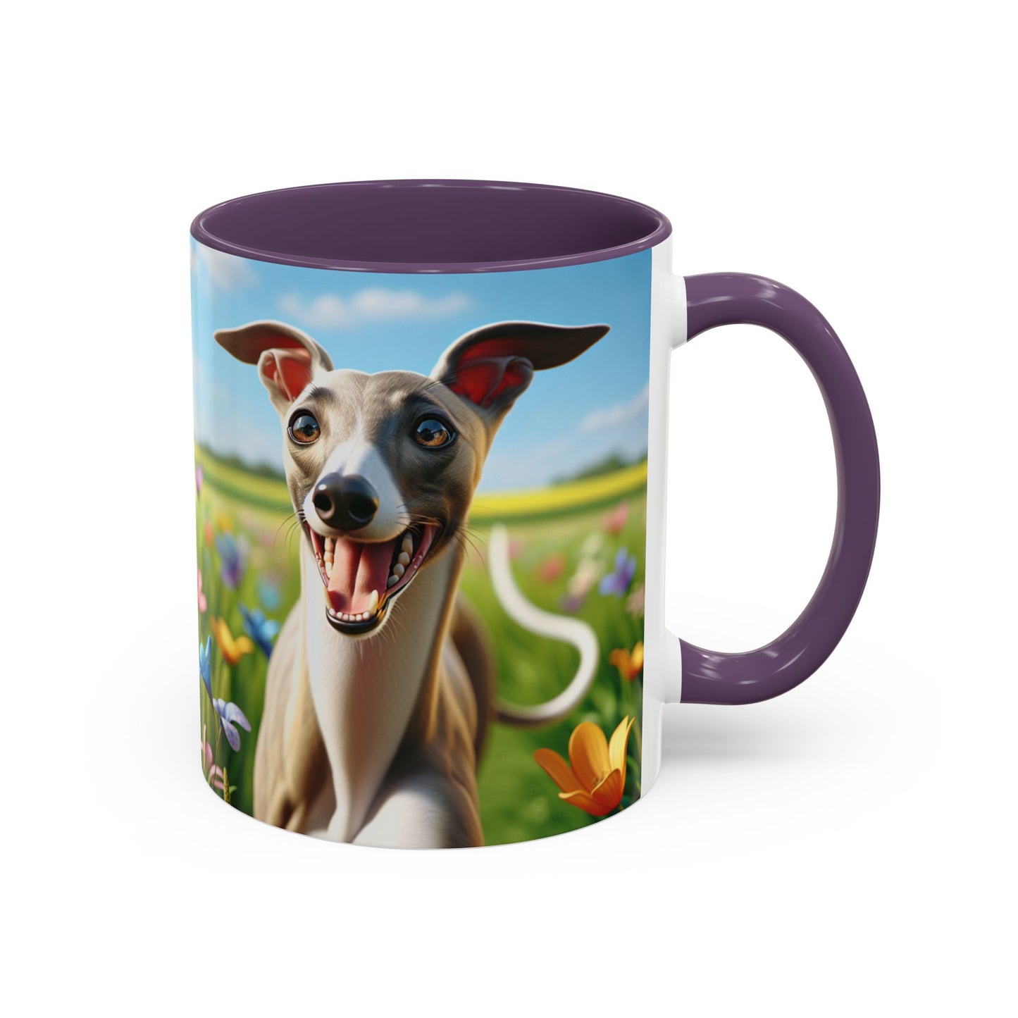 Whippet Accent Coffee Mug - Perfect Gift for Dog Lovers