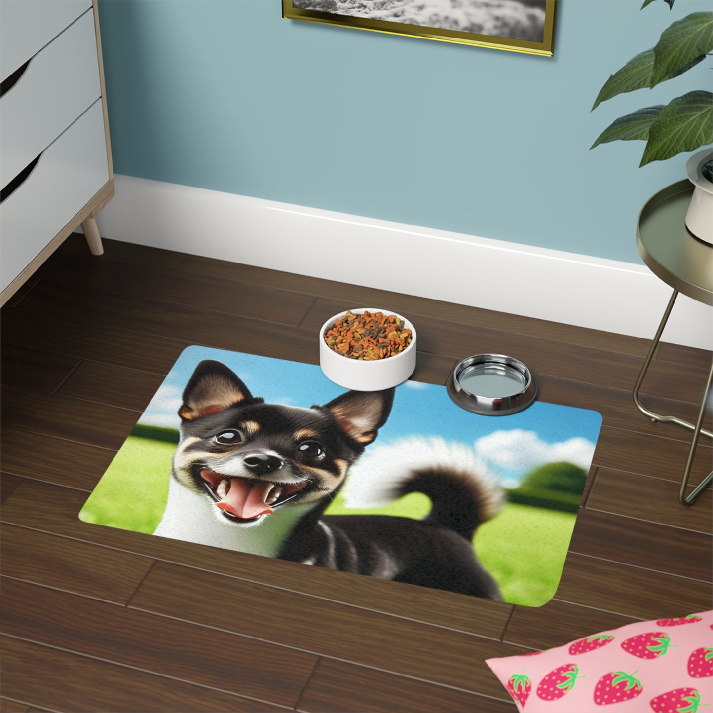 Pet Food Mat (12x18) - Japanese Terrier