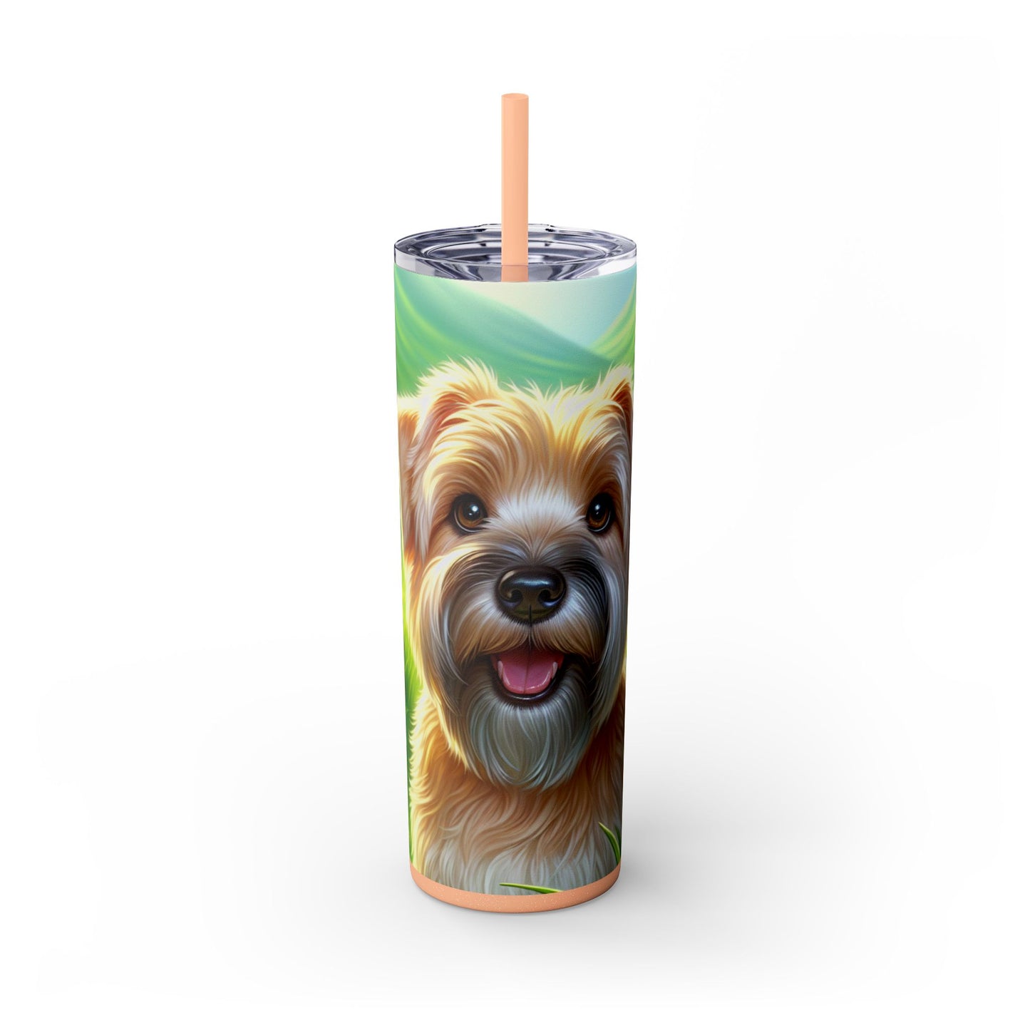 Glen of Imaal Terrier Tumbler with Straw, 20oz