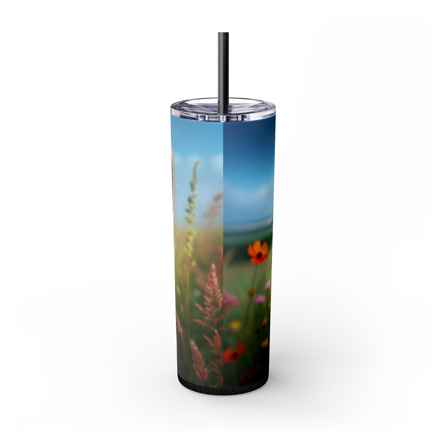 Canaan Dog Tumbler with Straw, 20oz