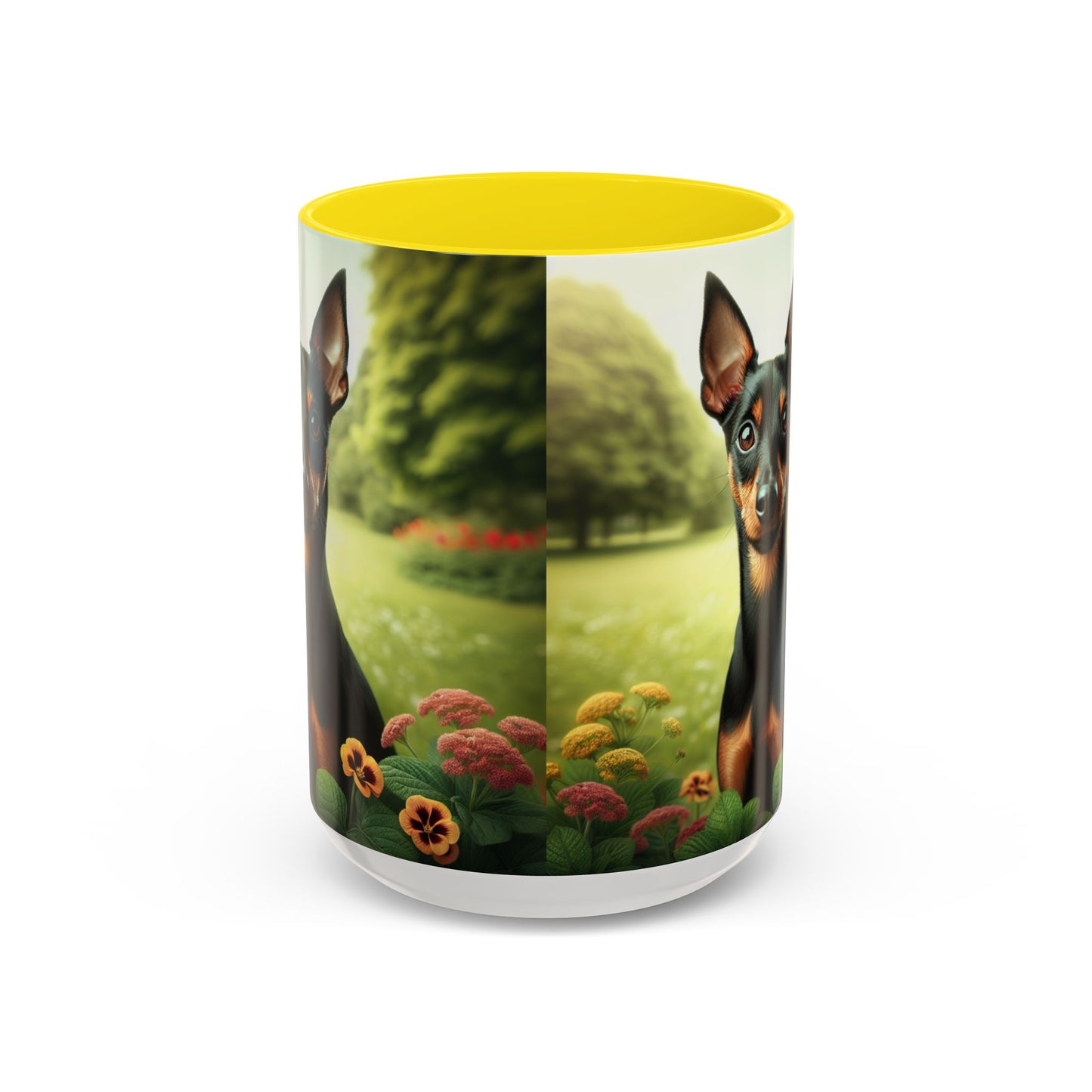 Manchester Terrier Accent Coffee Mug - Perfect Gift for Dog Lovers
