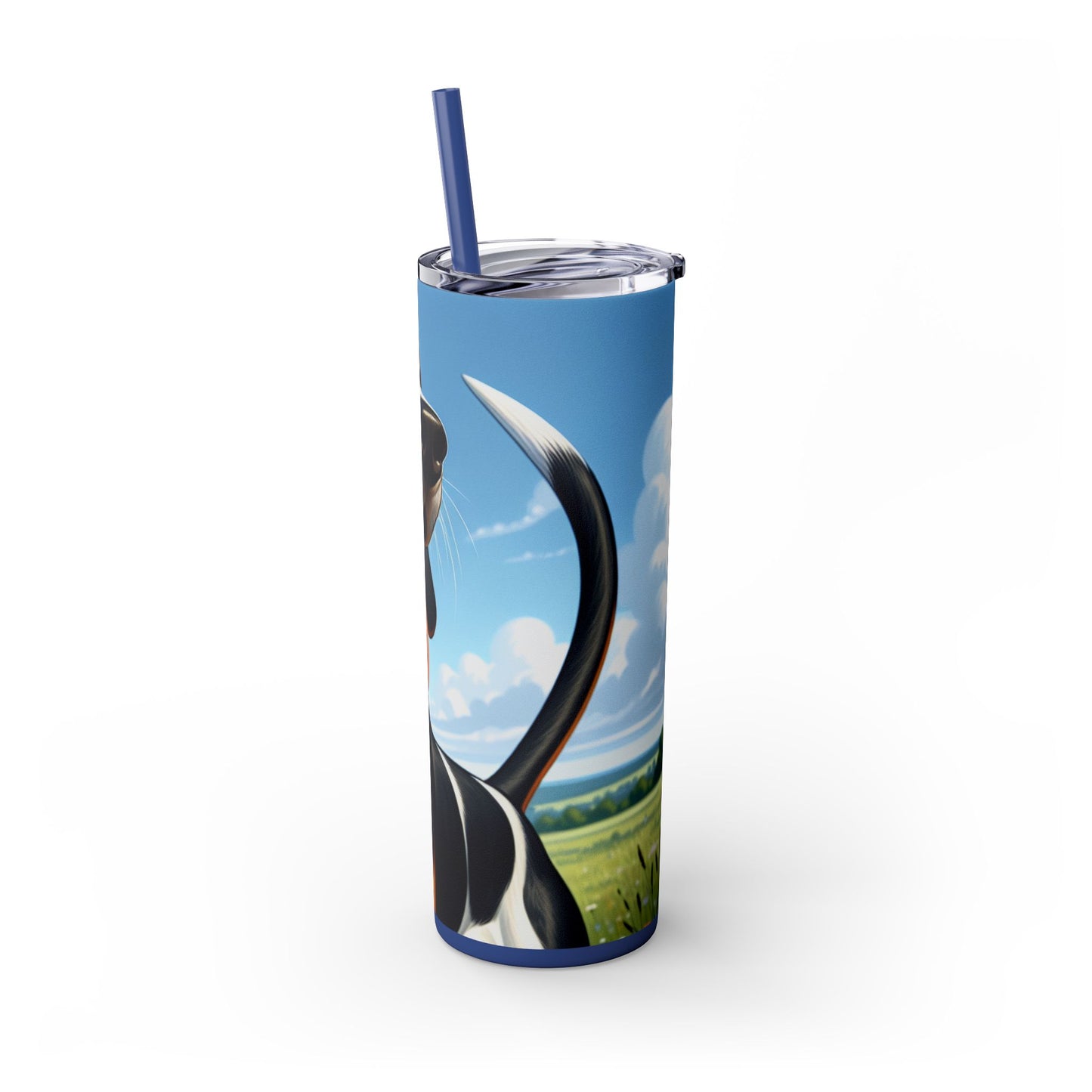 Treeing Walker Coonhound Tumbler with Straw, 20oz