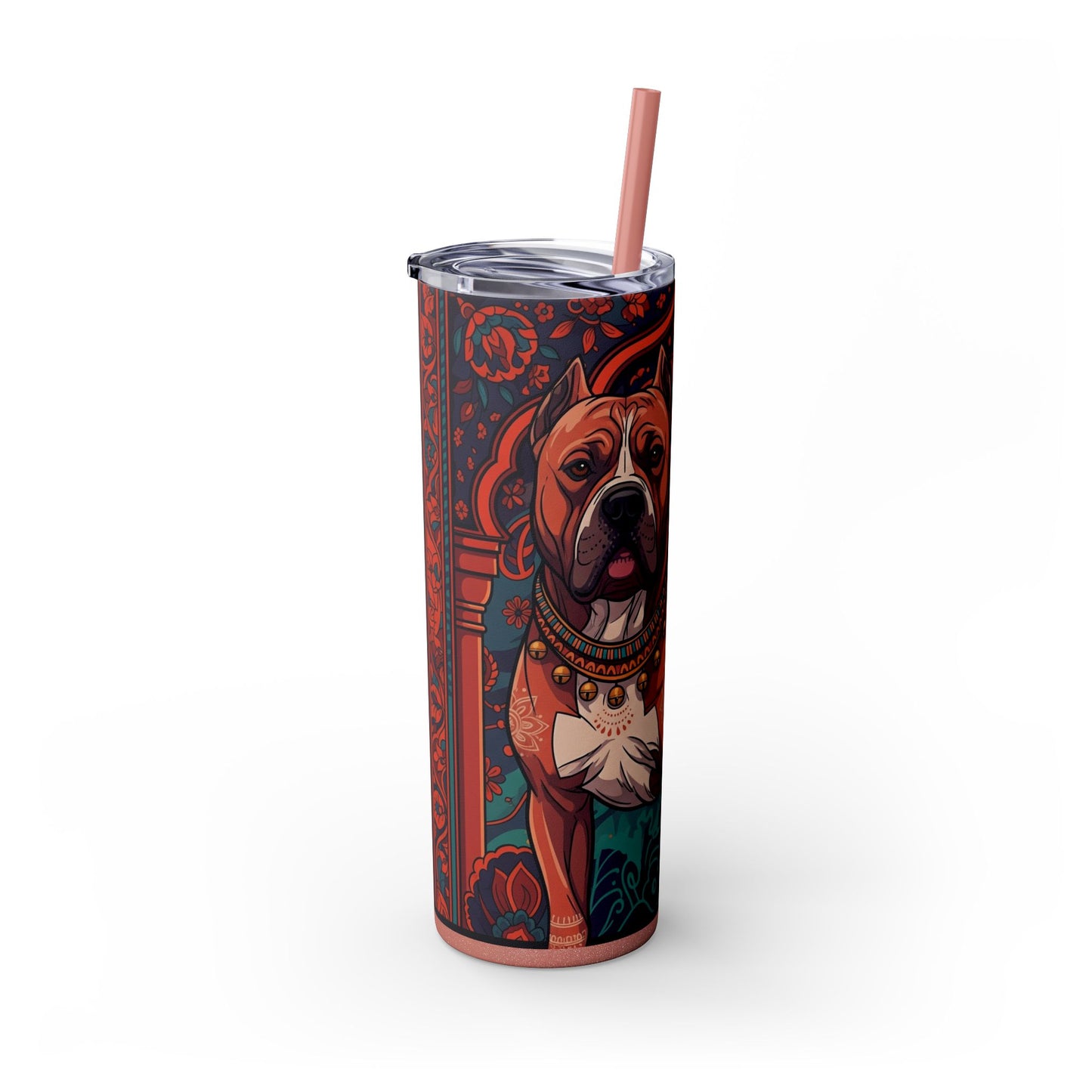 Bully Kutta Skinny Tumbler with Straw, 20oz