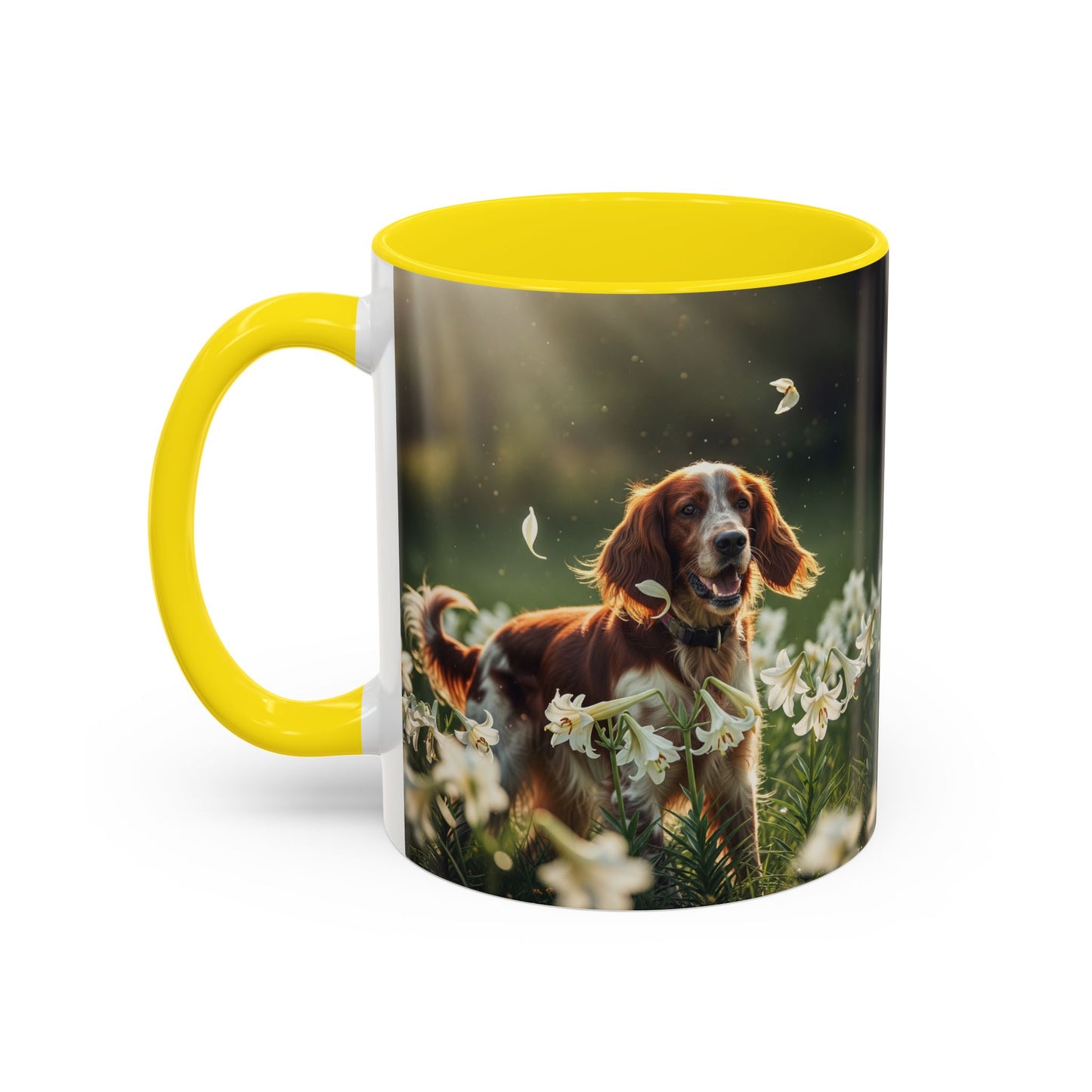 Irish Red and White Setter Accent Coffee Mug - Perfect Gift for Dog Lovers