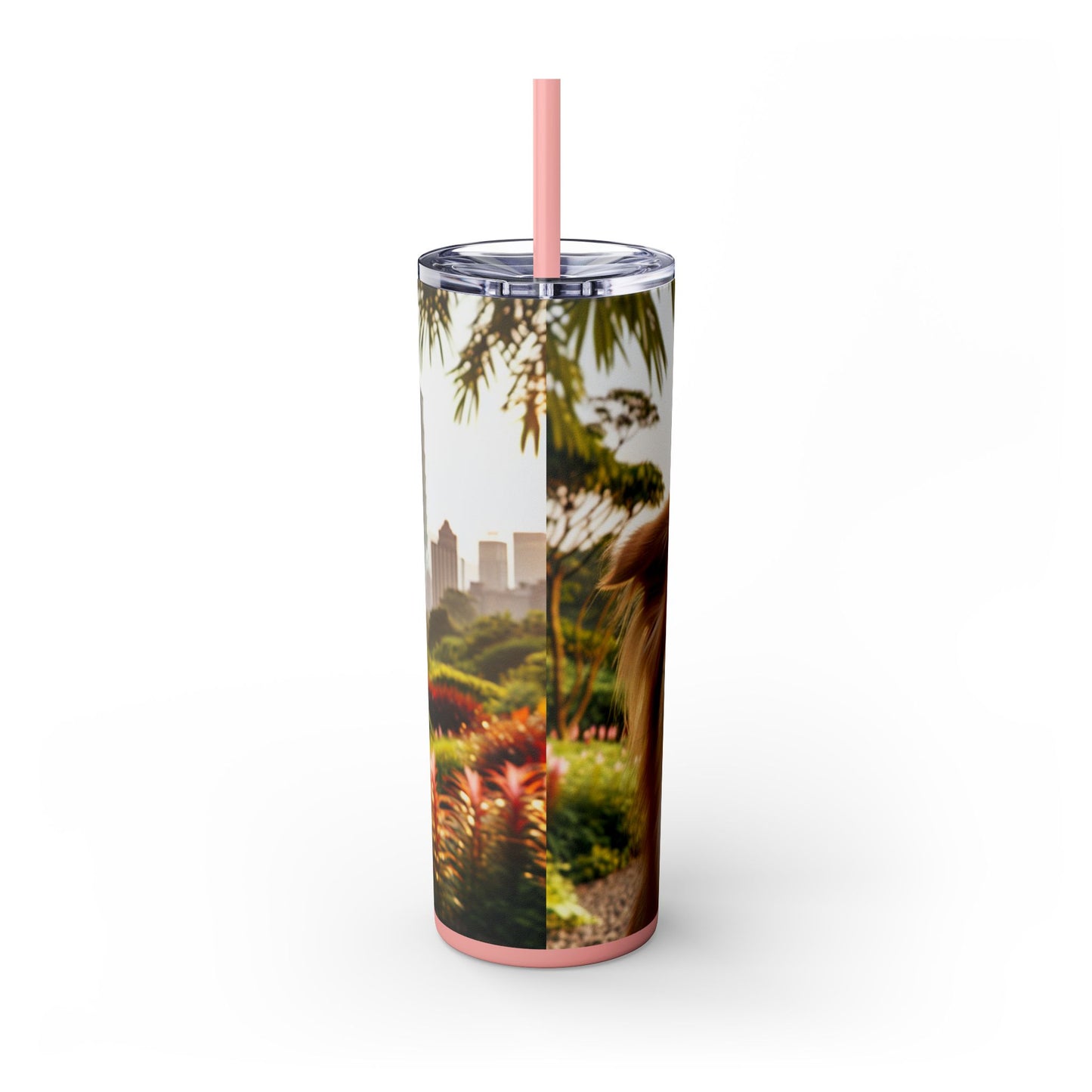 Taiwan Dog Tumbler with Straw, 20oz