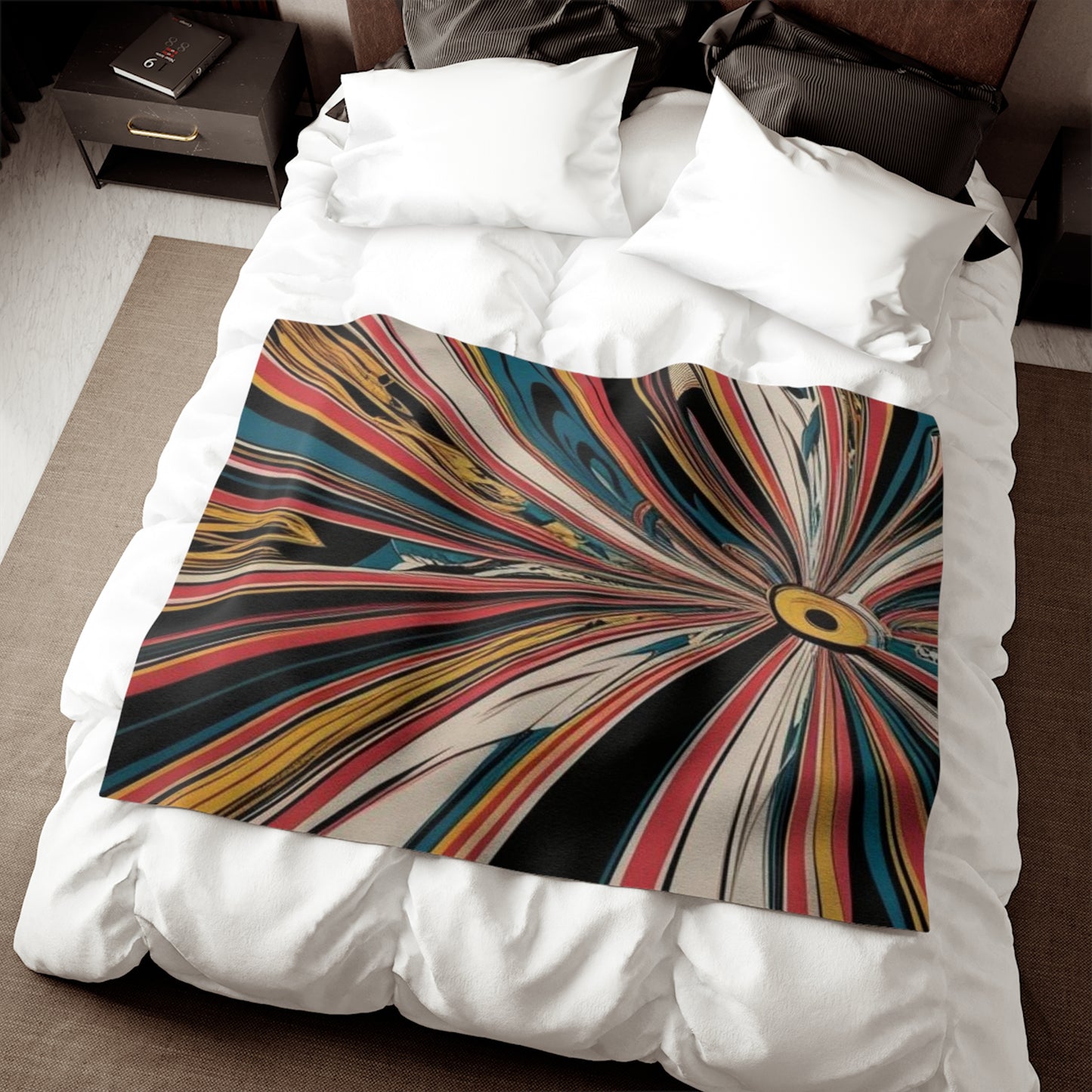 Optical Illusion Sweatshirt Blanket