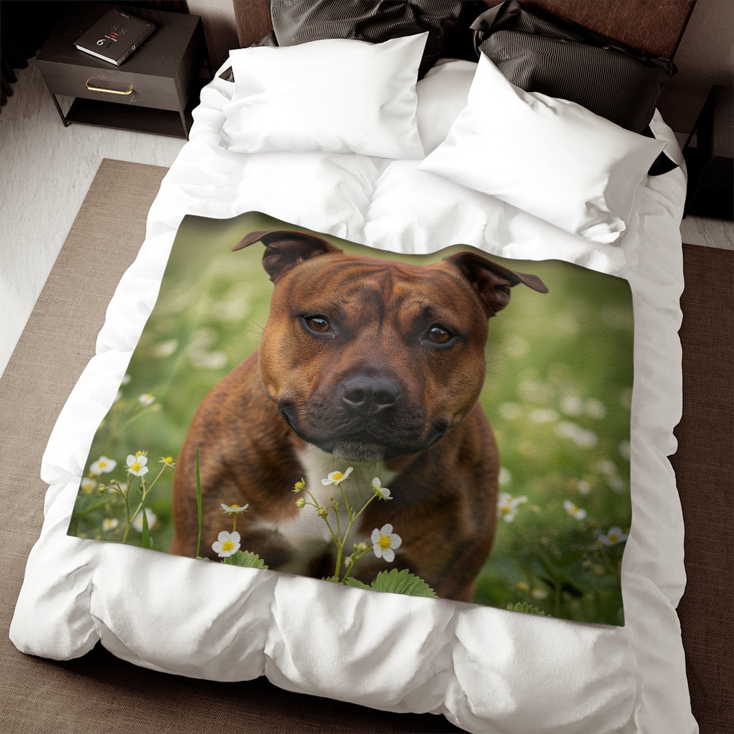 Staffordshire Bull Terrier Sweatshirt Blanket