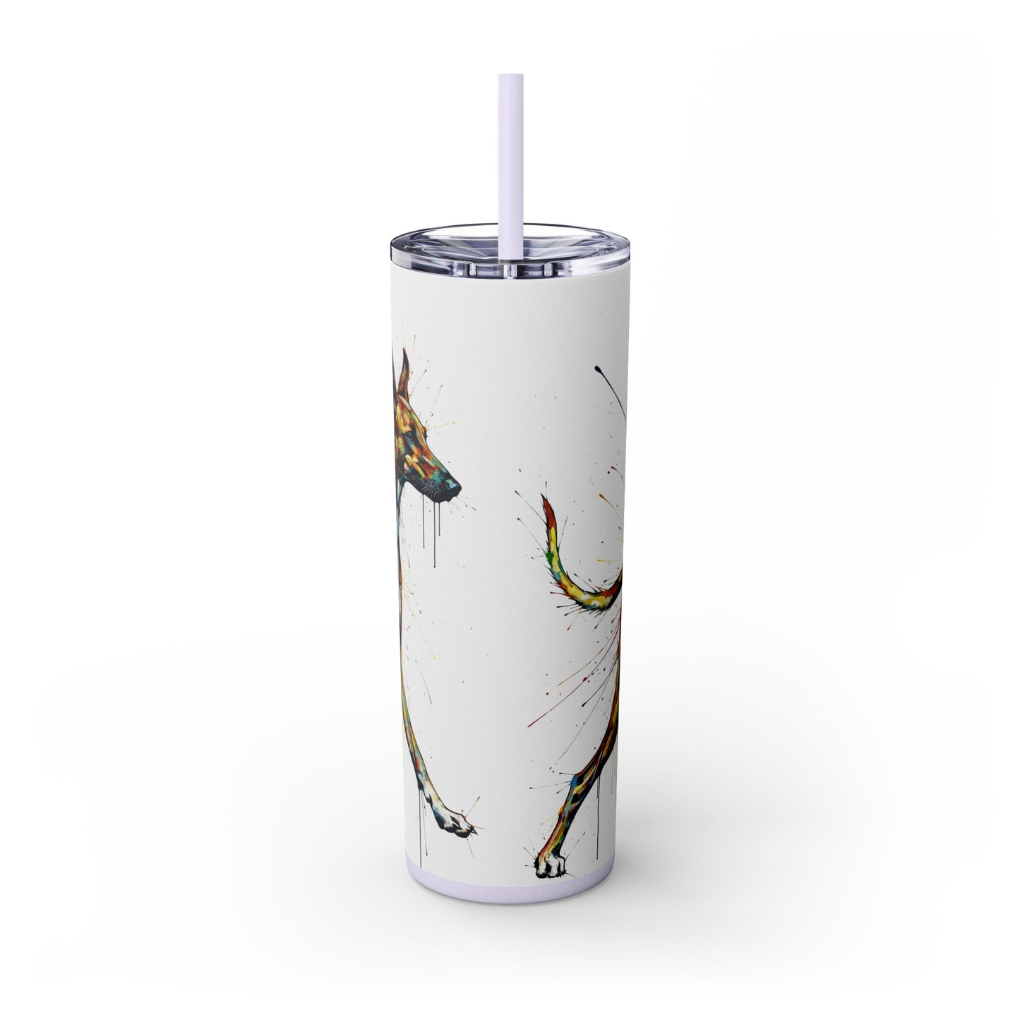 Azawakh Tumbler with Straw, 20oz