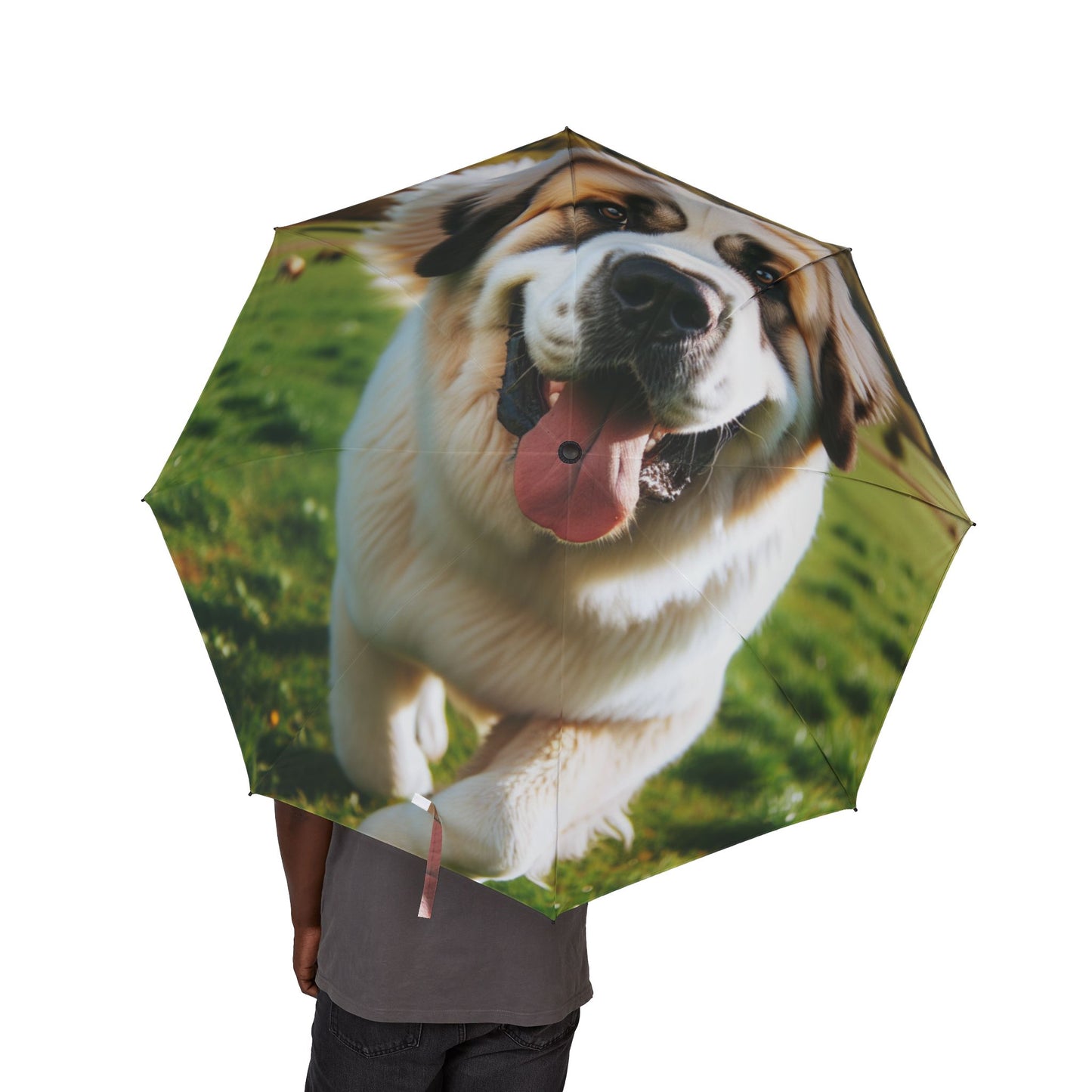 Pyrenean Mastiff Semi-Automatic Foldable Umbrella
