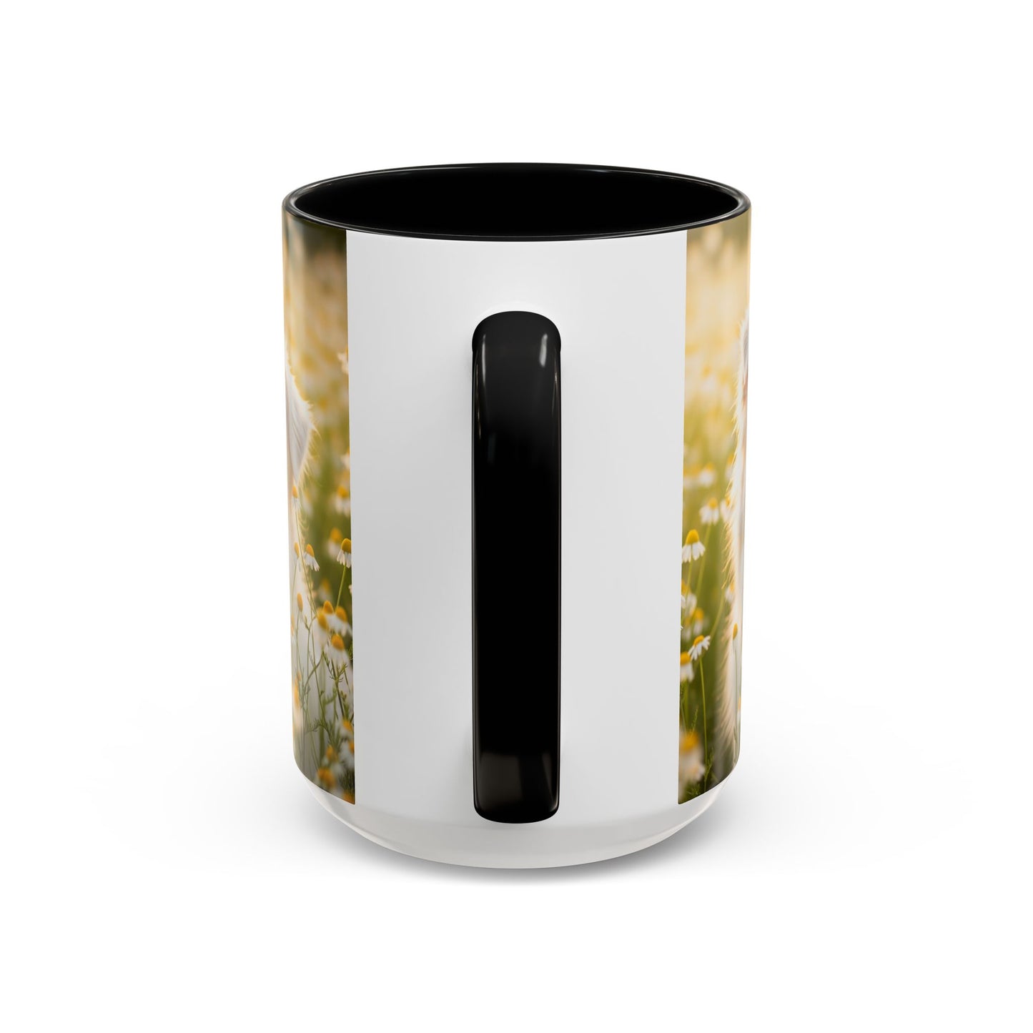 Russkaya Tsvetnaya Bolonka Accent Coffee Mug - Perfect Gift for Dog Lovers