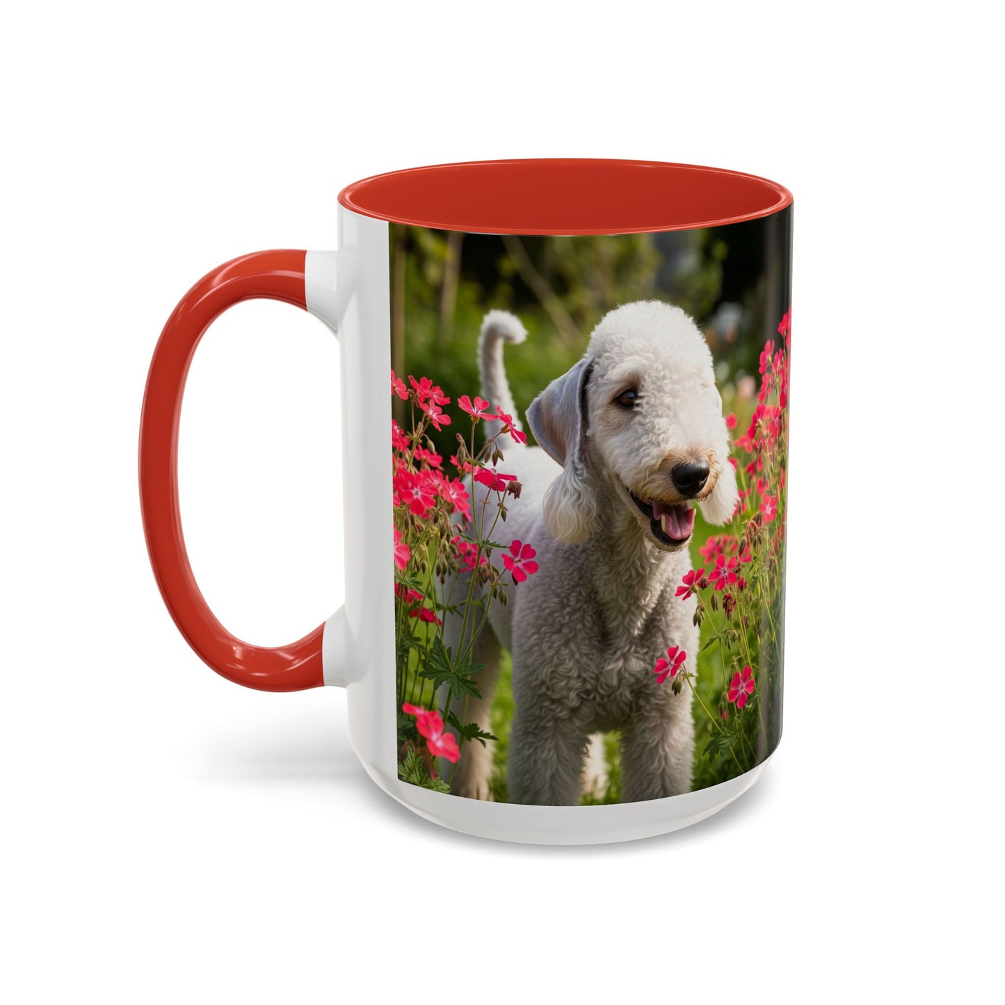 Bedlington Terrier Accent Coffee Mug - Perfect Gift for Dog Lovers
