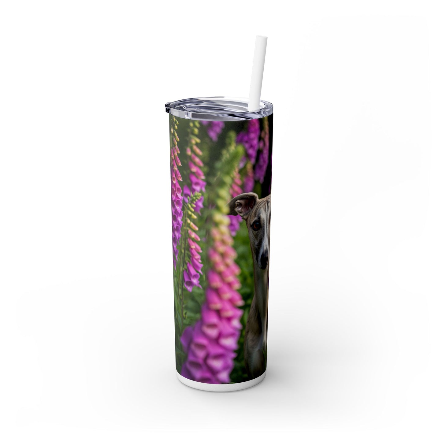 Whippet Skinny Tumbler with Straw, 20oz