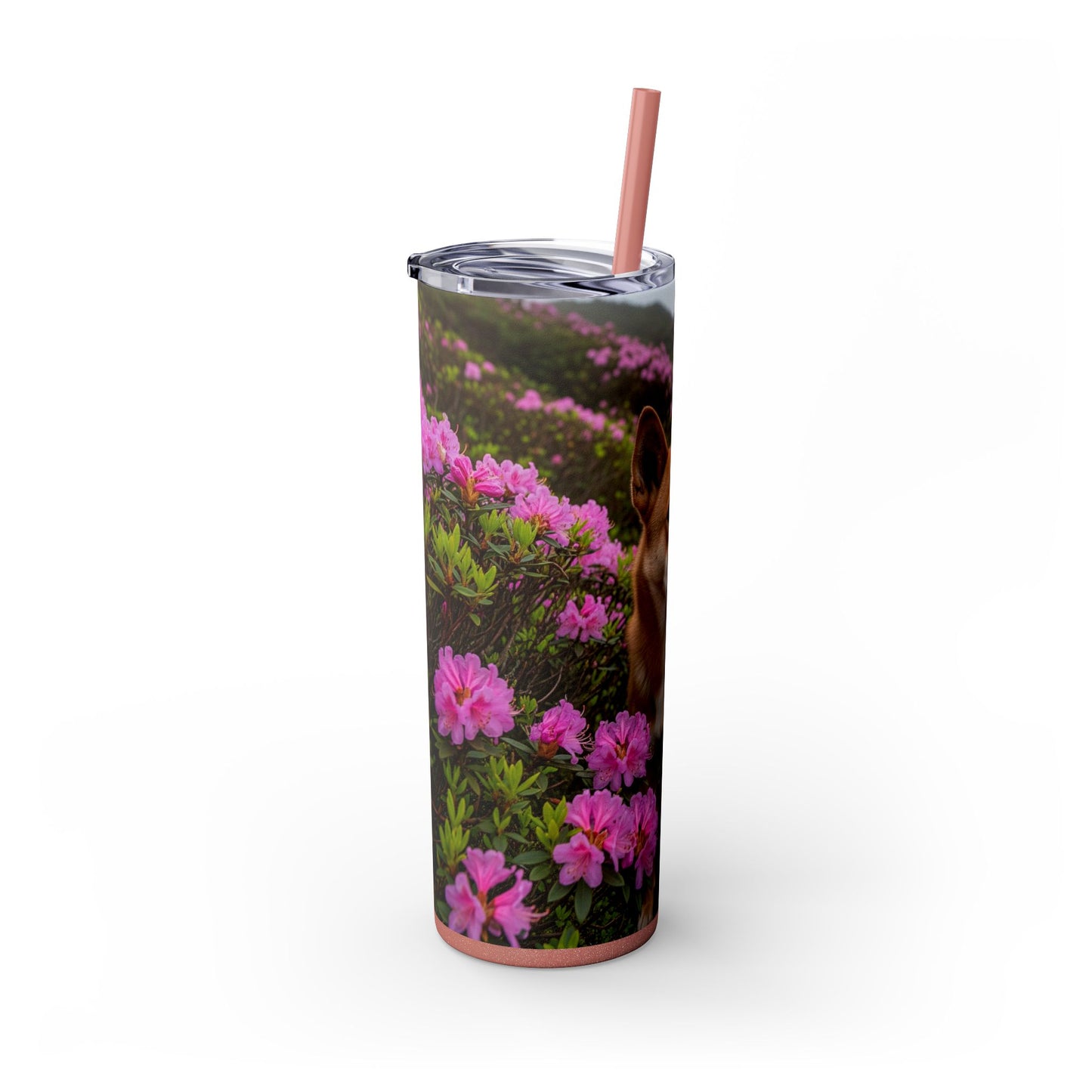 Taiwan Dog Tumbler with Straw, 20oz