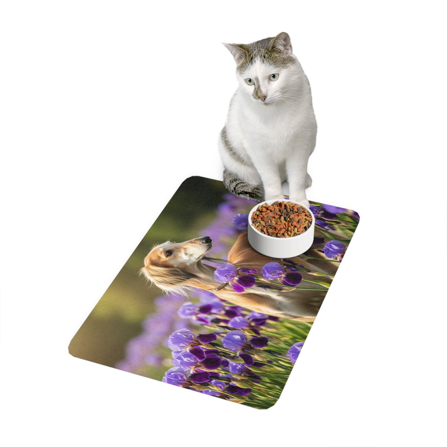 Pet Food Mat (12x18) - Saluki