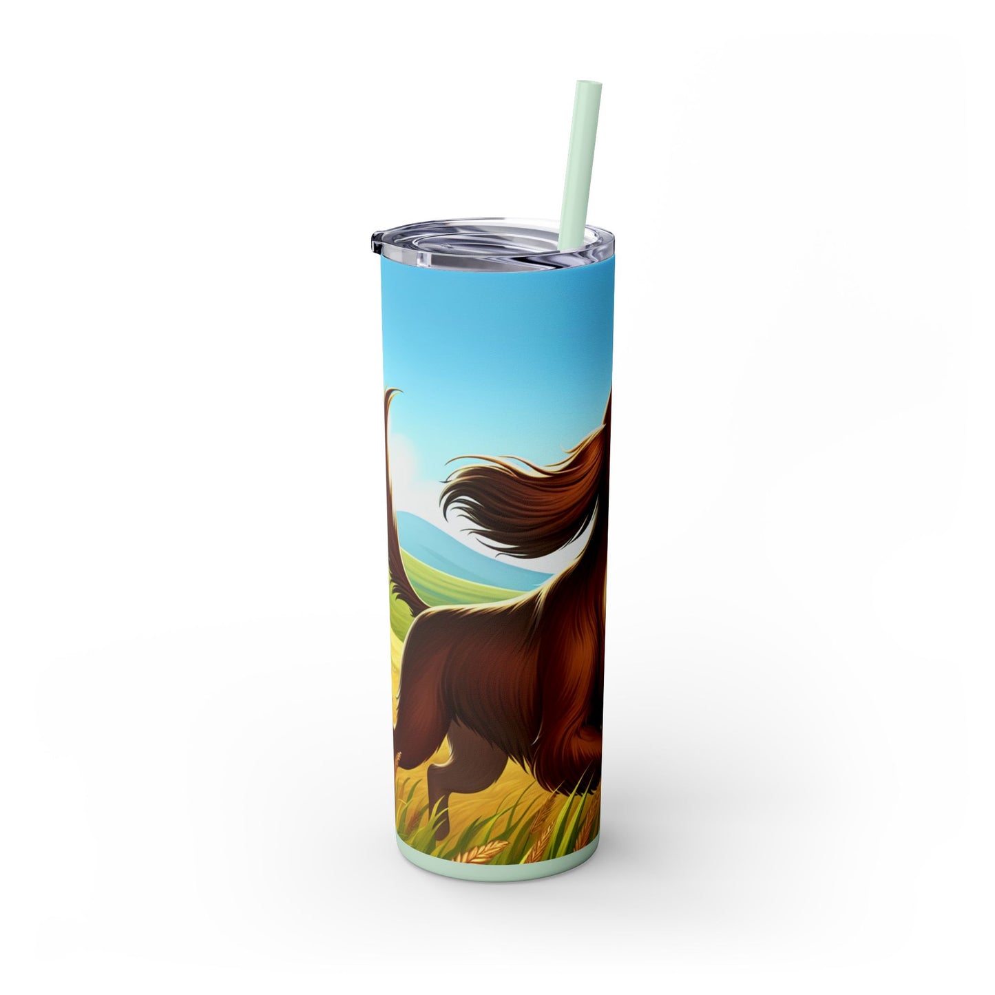 Field Spaniel Tumbler with Straw, 20oz