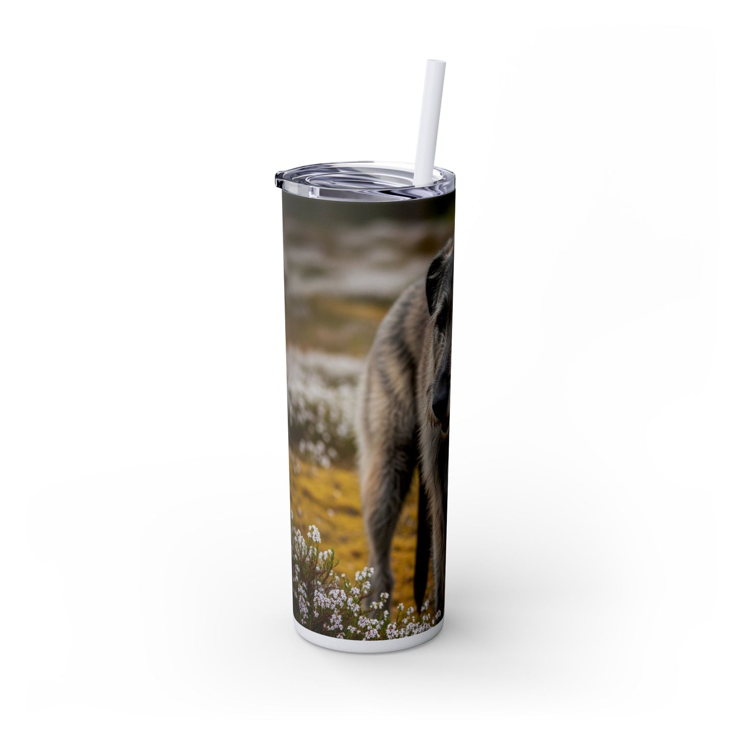 Irish Wolfhound Tumbler with Straw, 20oz