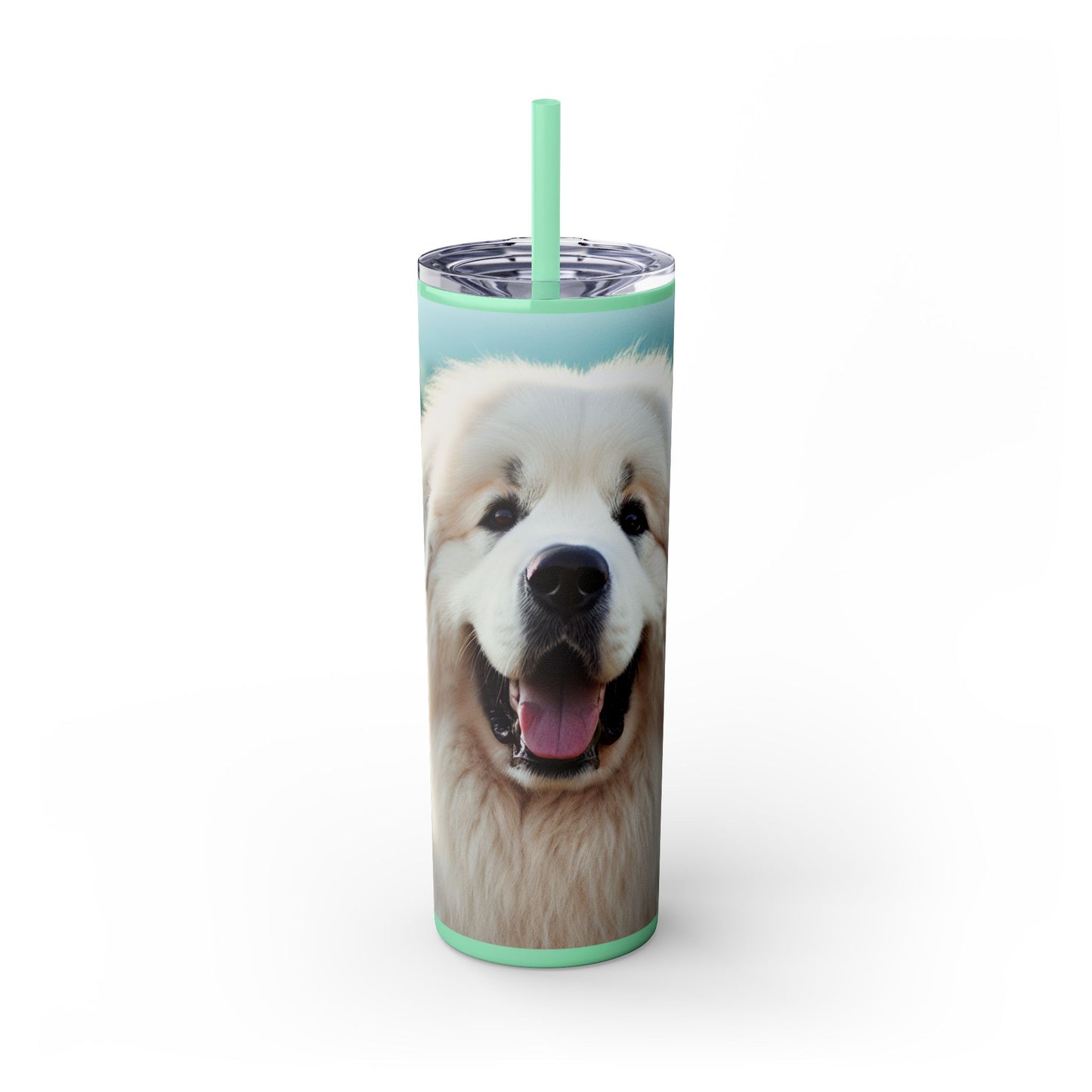 Great Pyrenees Tumbler with Straw, 20oz