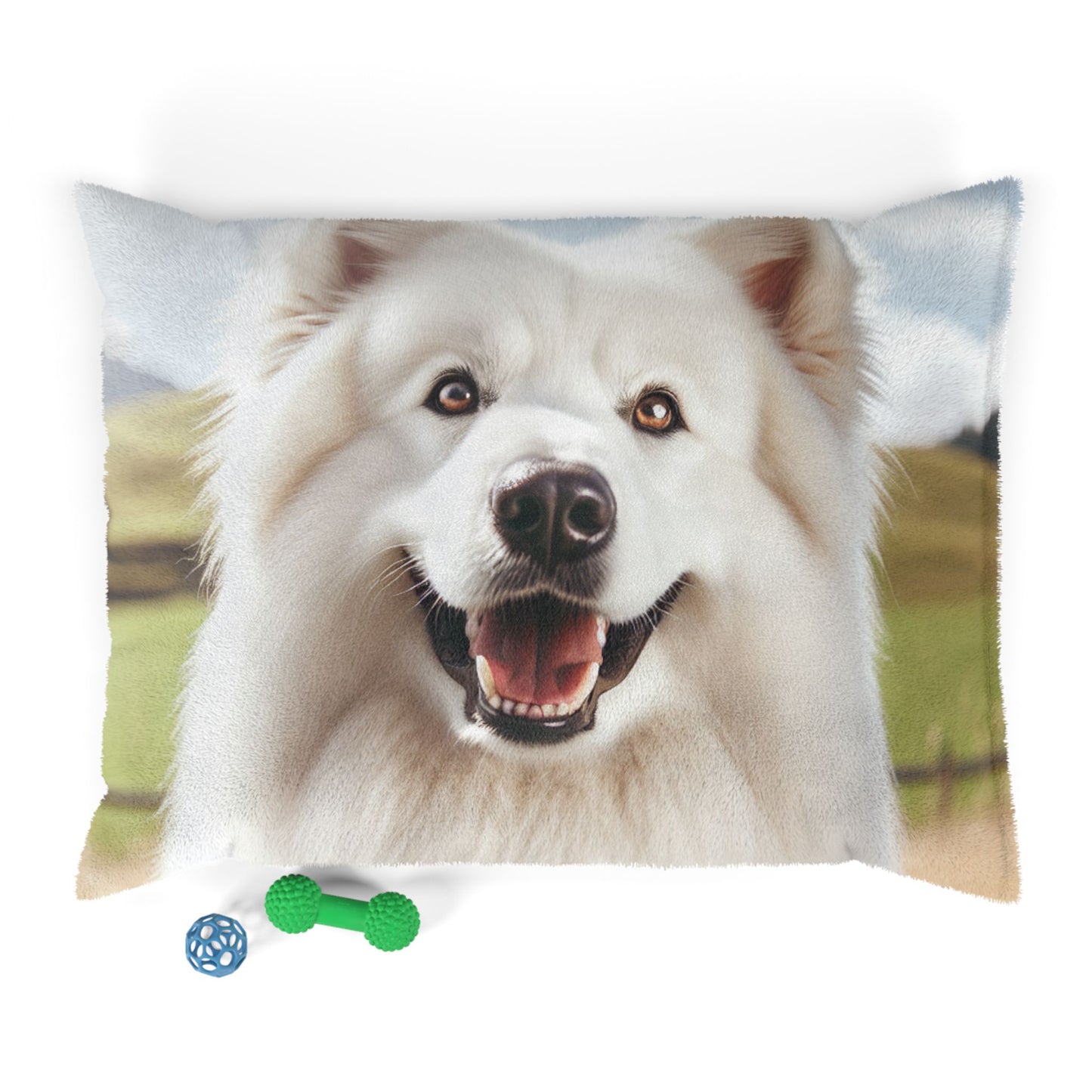 White Swiss Shepherd Dog Pet Bed