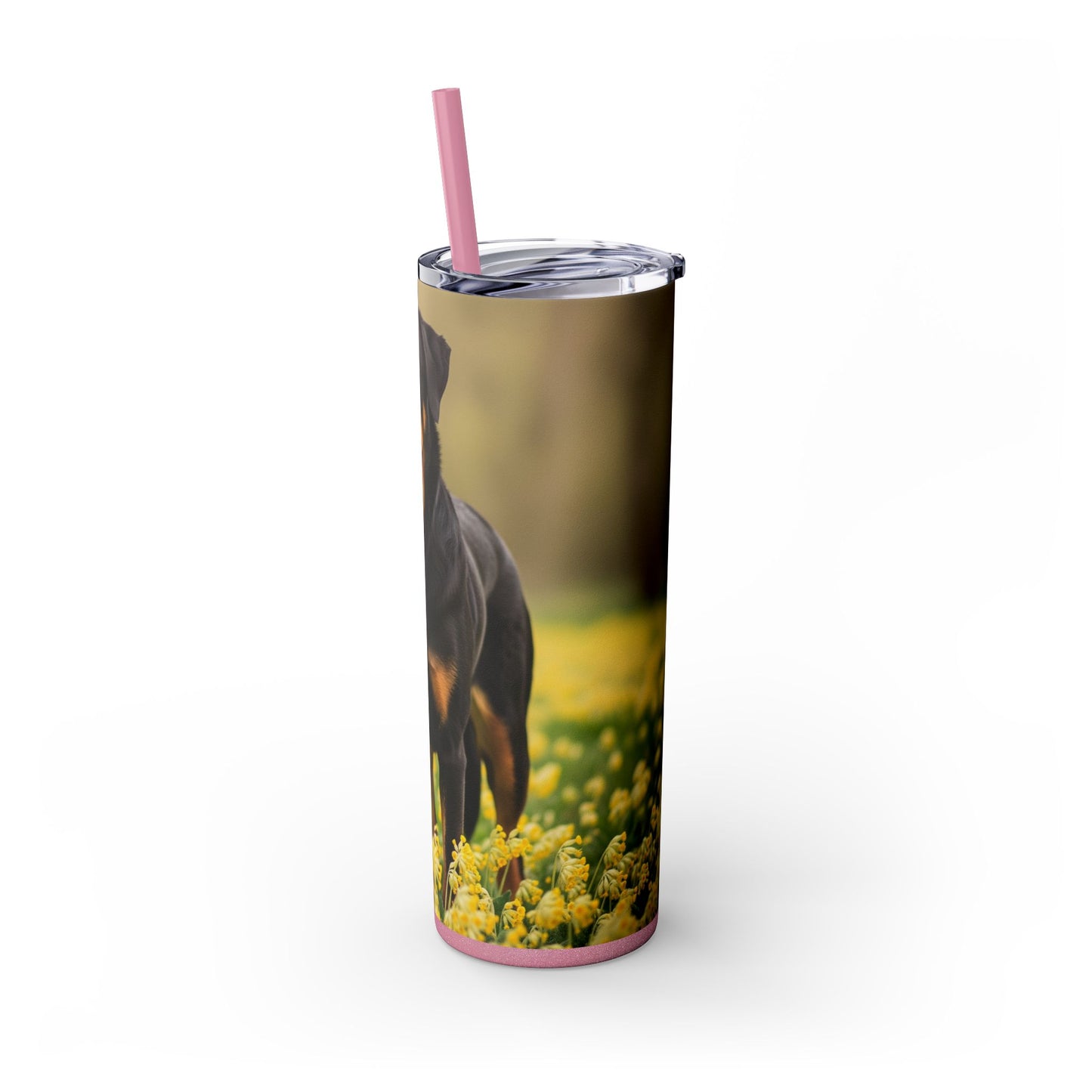 Beauceron Tumbler with Straw, 20oz