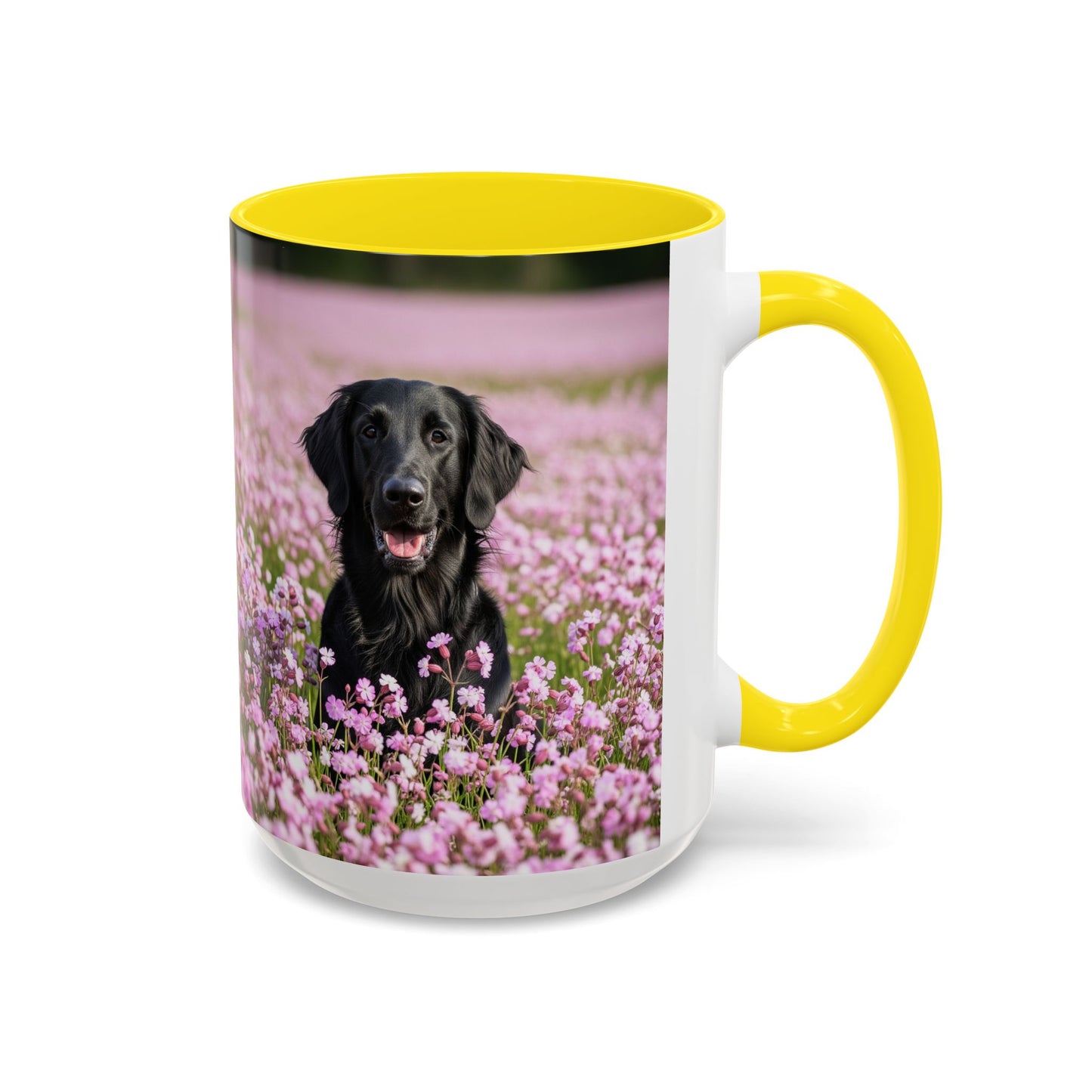 Flat Coated Retriever Accent Coffee Mug - Perfect Gift for Dog Lovers